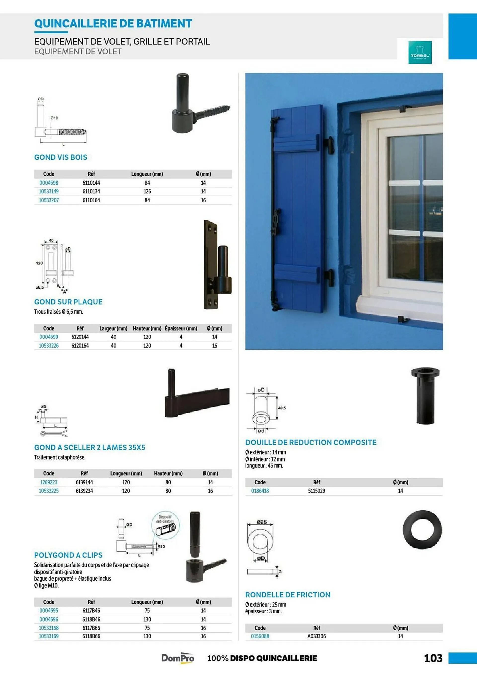 Catalogue DomPro du 8 juillet au 4 janvier 2025 - Catalogue page 103