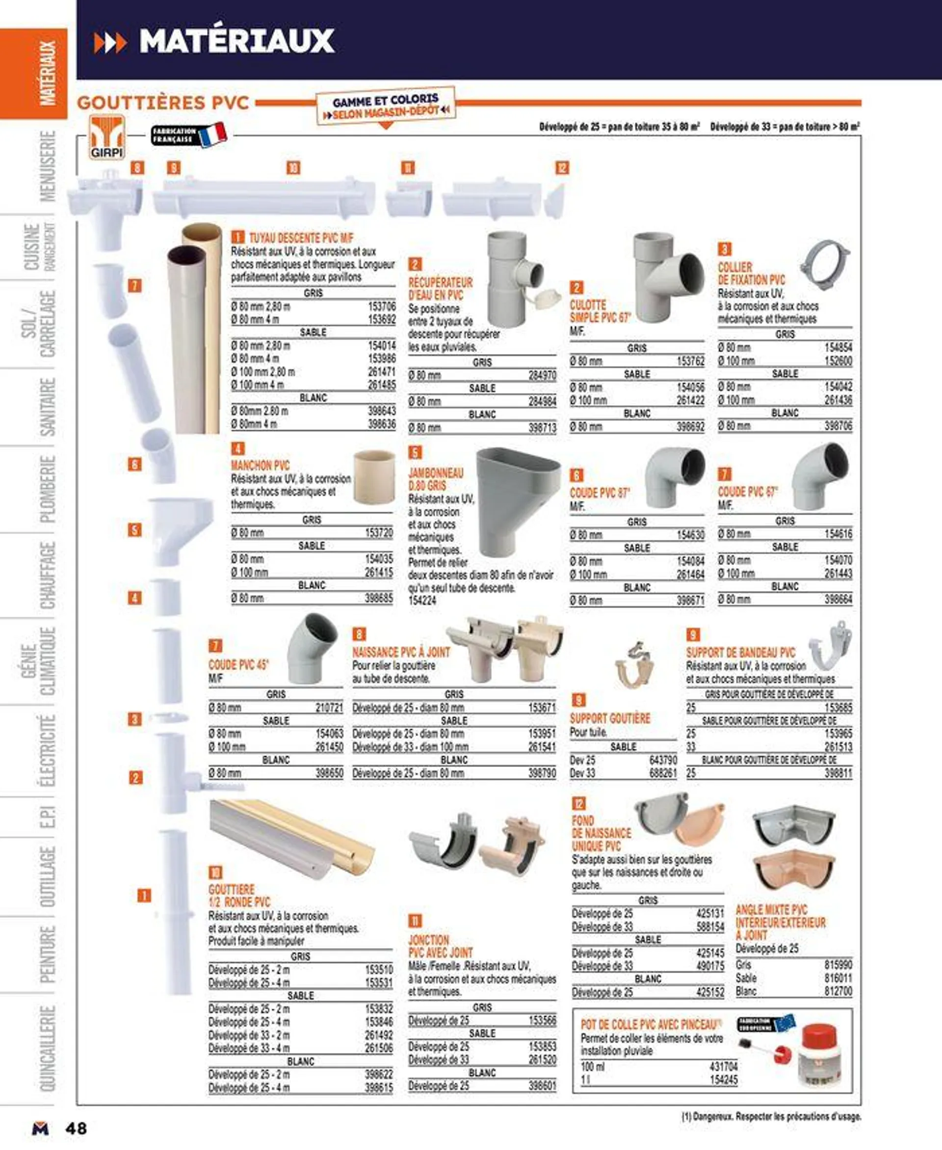 Guide produits 2024 du 15 mars au 31 décembre 2024 - Catalogue page 48