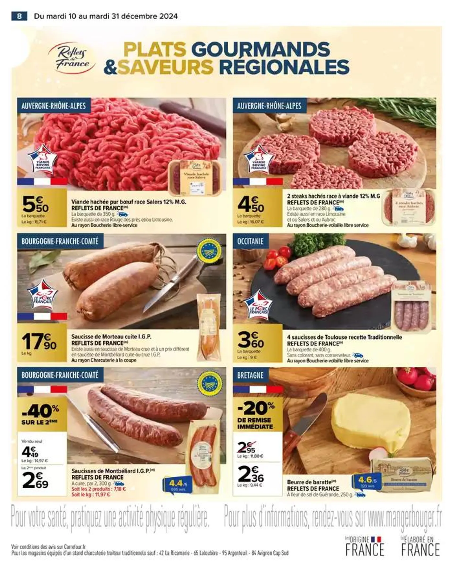 LE MARCHÉ DE NOËL DE NOS RÉGIONS du 10 décembre au 31 décembre 2024 - Catalogue page 10