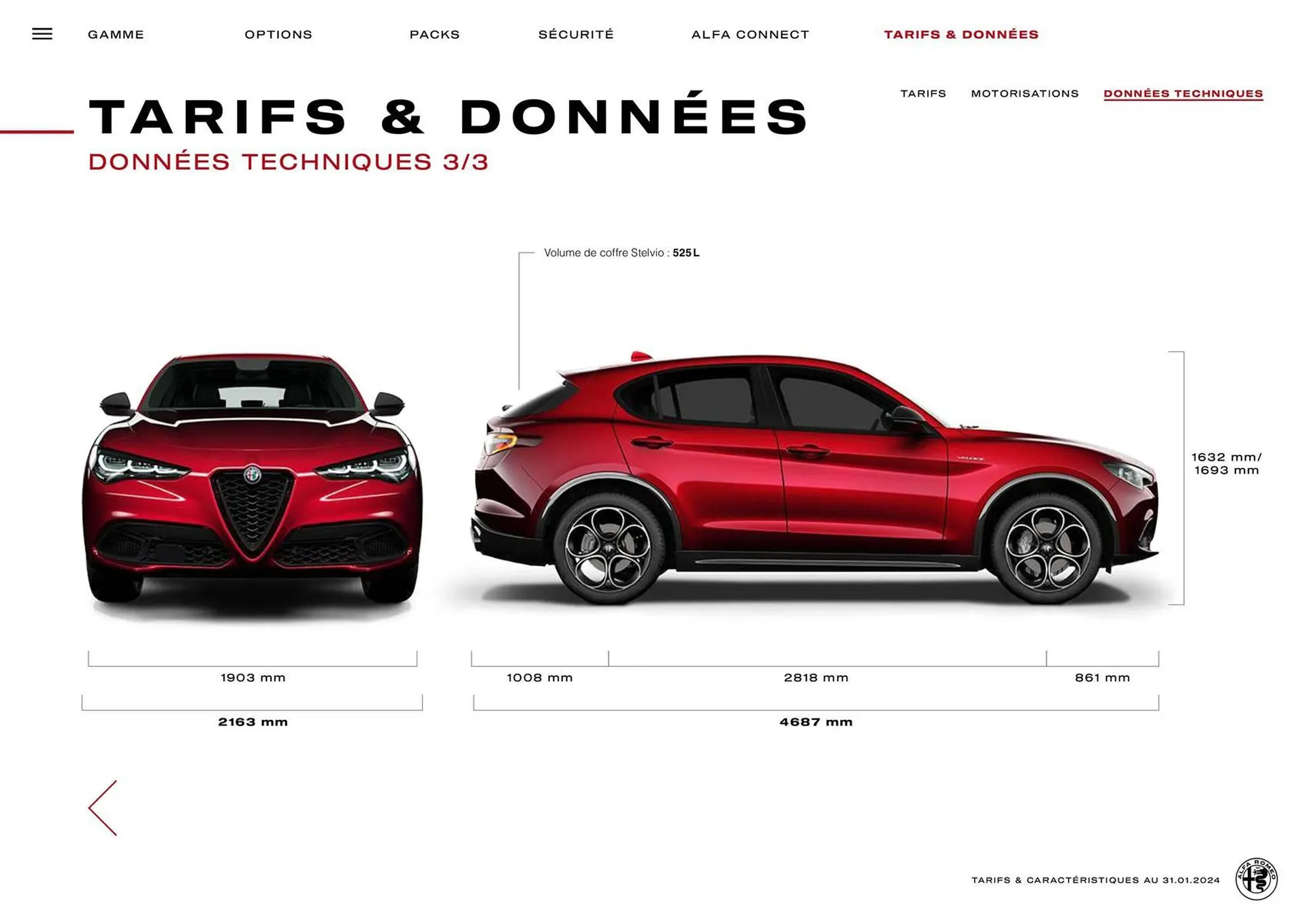 Catalogue Alfa Romeo STELVIO du 20 mars au 20 mars 2025 - Catalogue page 21