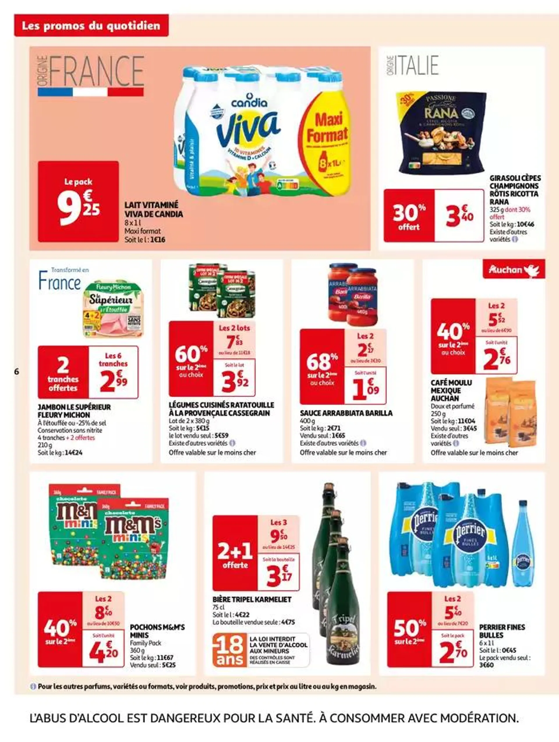 Cette semaine, plus de 1000 offres dans votre super  du 1 octobre au 6 octobre 2024 - Catalogue page 6