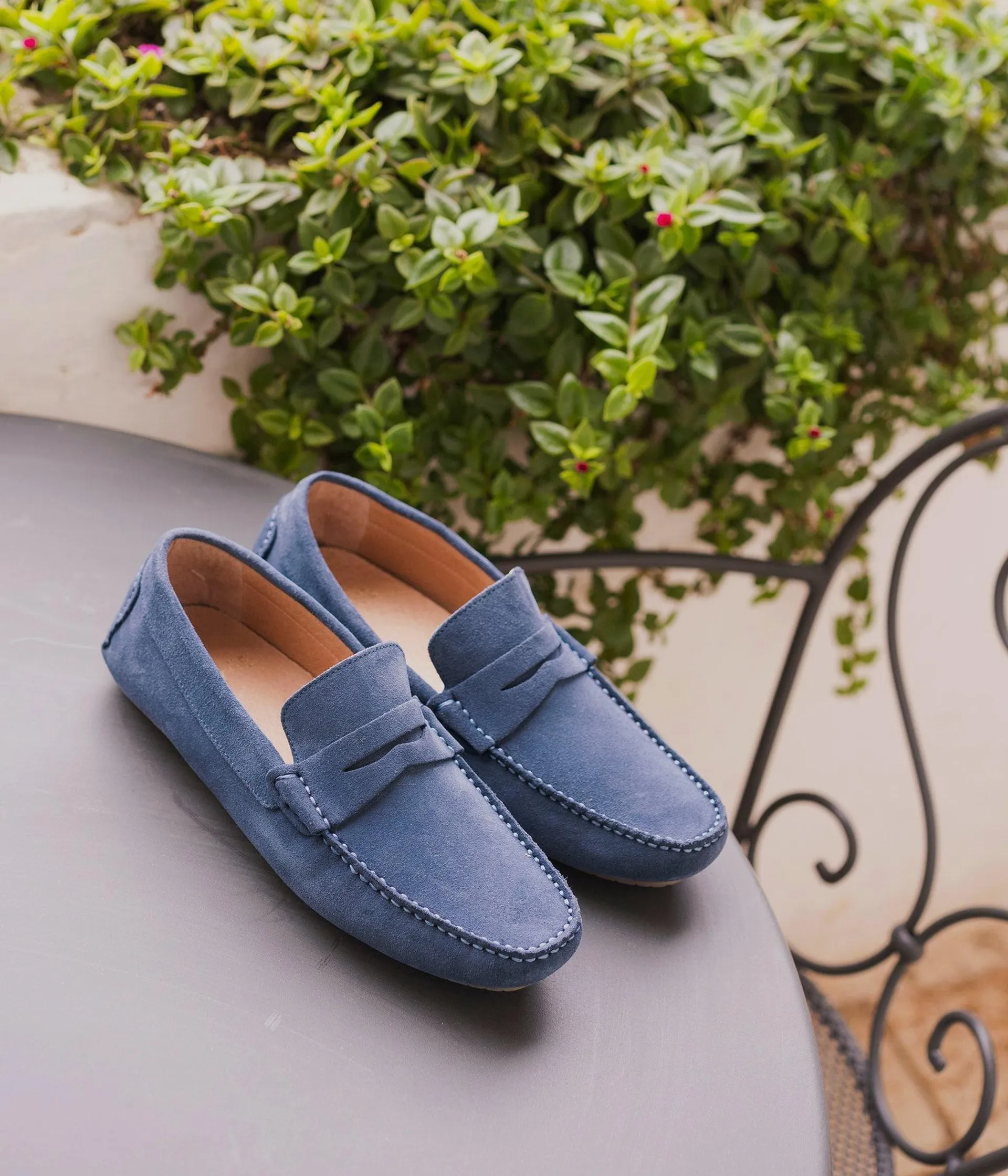 MOCASSIN SESAME BLEU