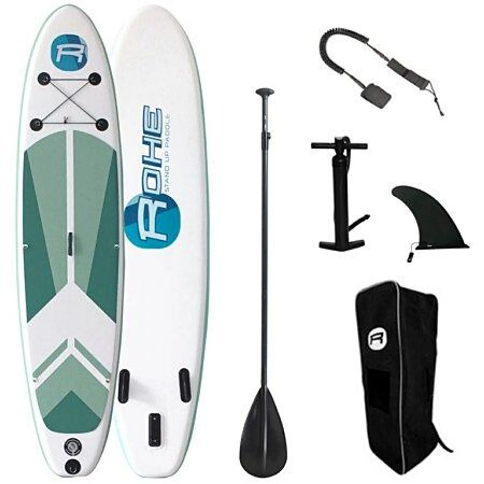 Stand UP Paddle Gonflable INDIANA GREEN 10'6 Vert 320 x 76 x 15 cm