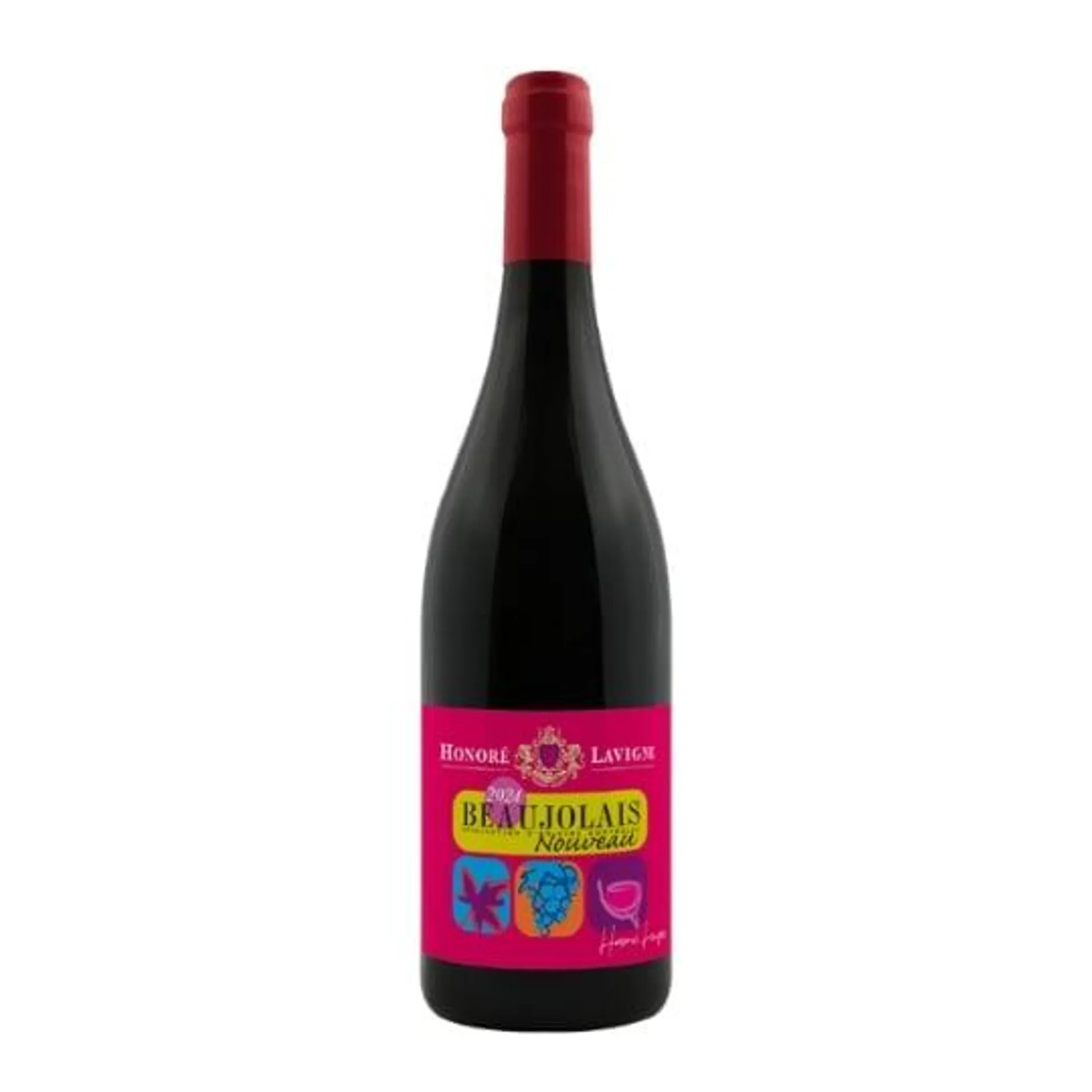 Vin Rouge Beaujolais Nouveau 2024 HONORE LAVIGNE