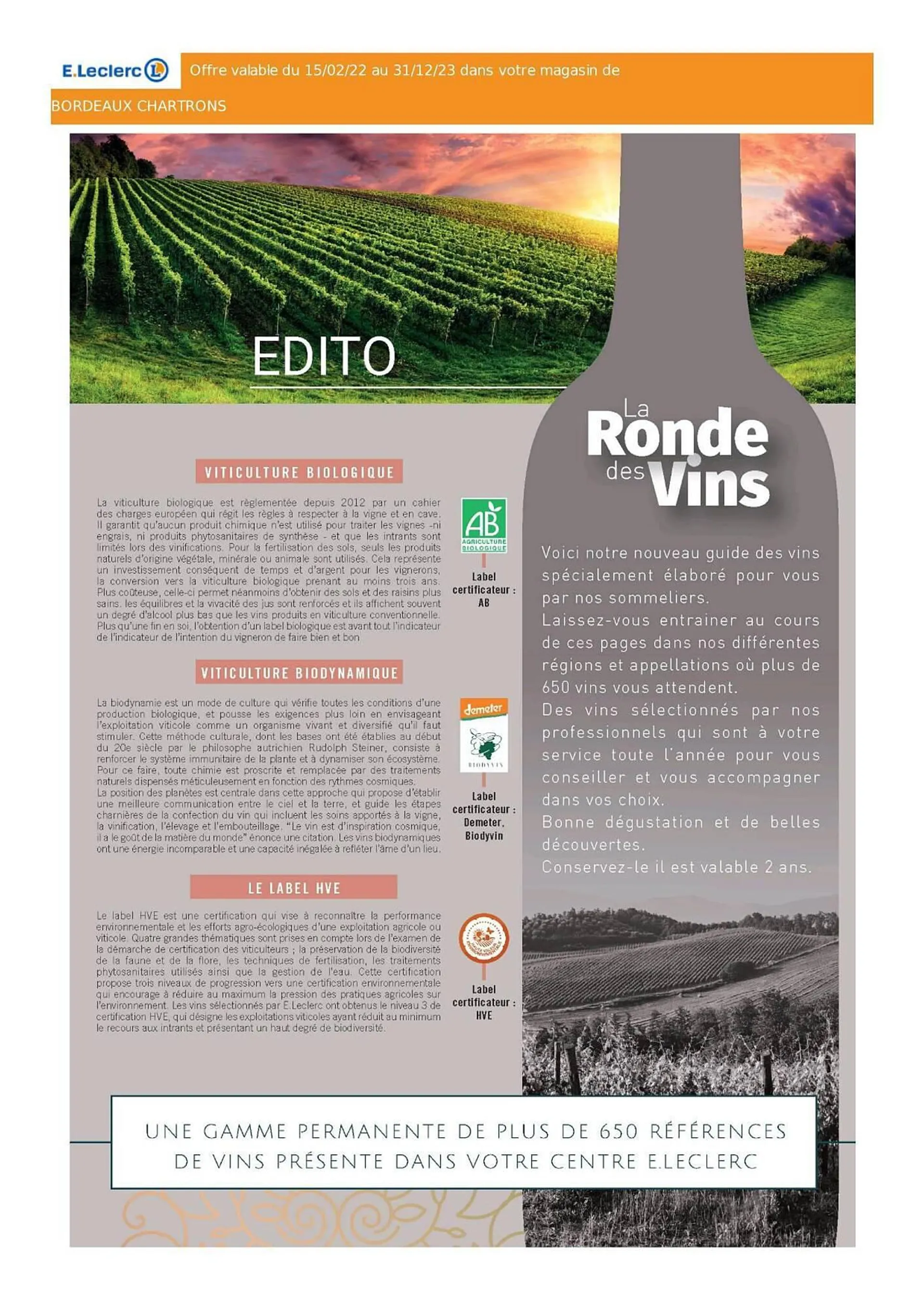 Catalogue E.Leclerc - Guide des Vins - 2