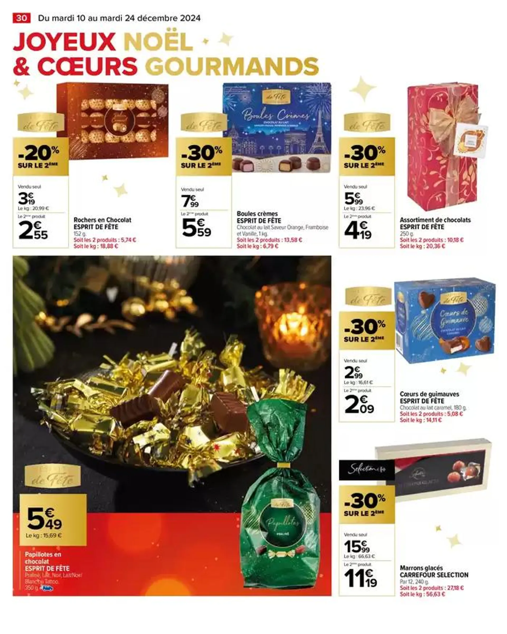 JOYEUX NOËL & MEILLEURS PRIX - 30% D'ÉCONOMIES du 10 décembre au 24 décembre 2024 - Catalogue page 36