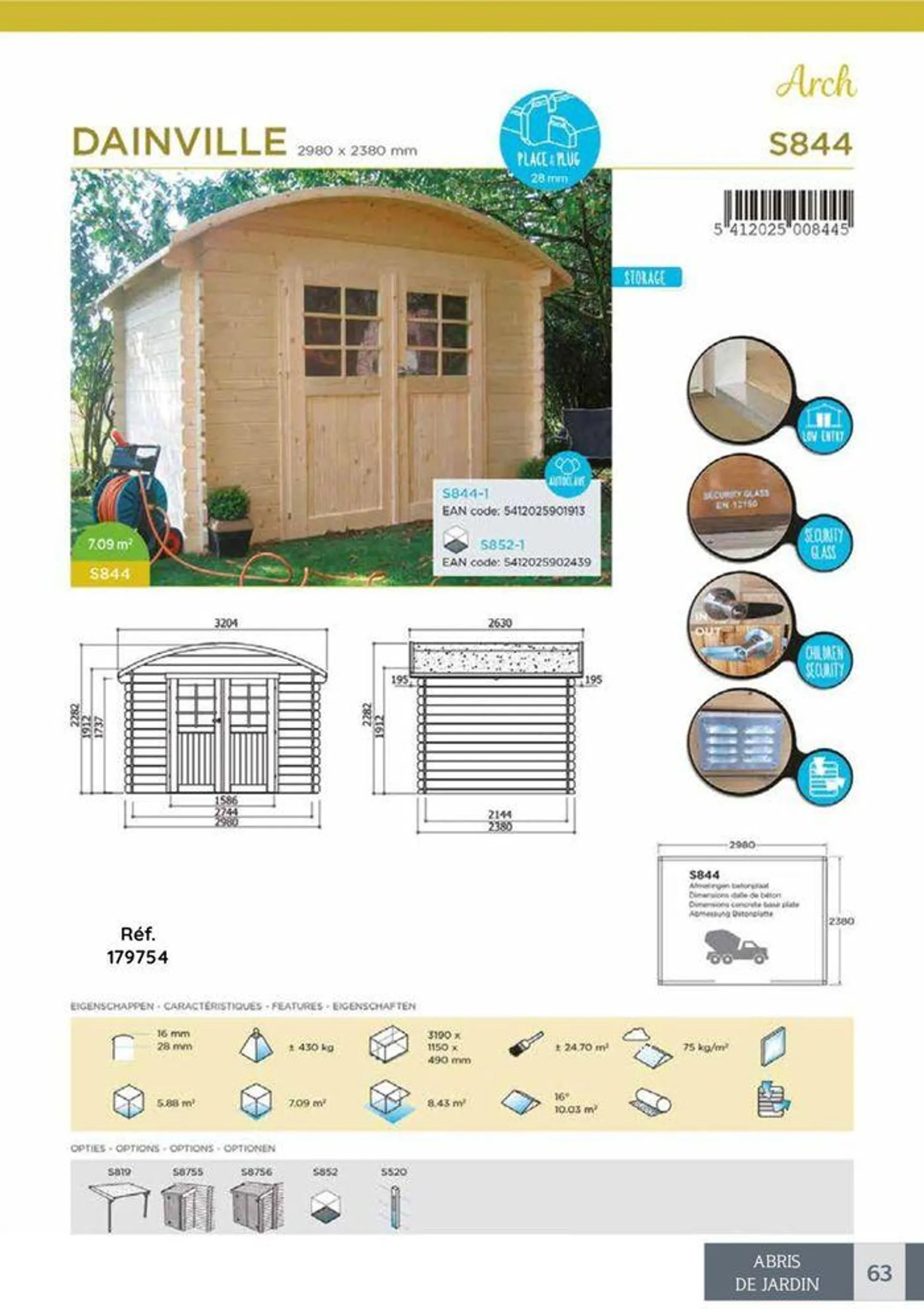 Abris de Jardin du 31 janvier au 31 décembre 2024 - Catalogue page 63