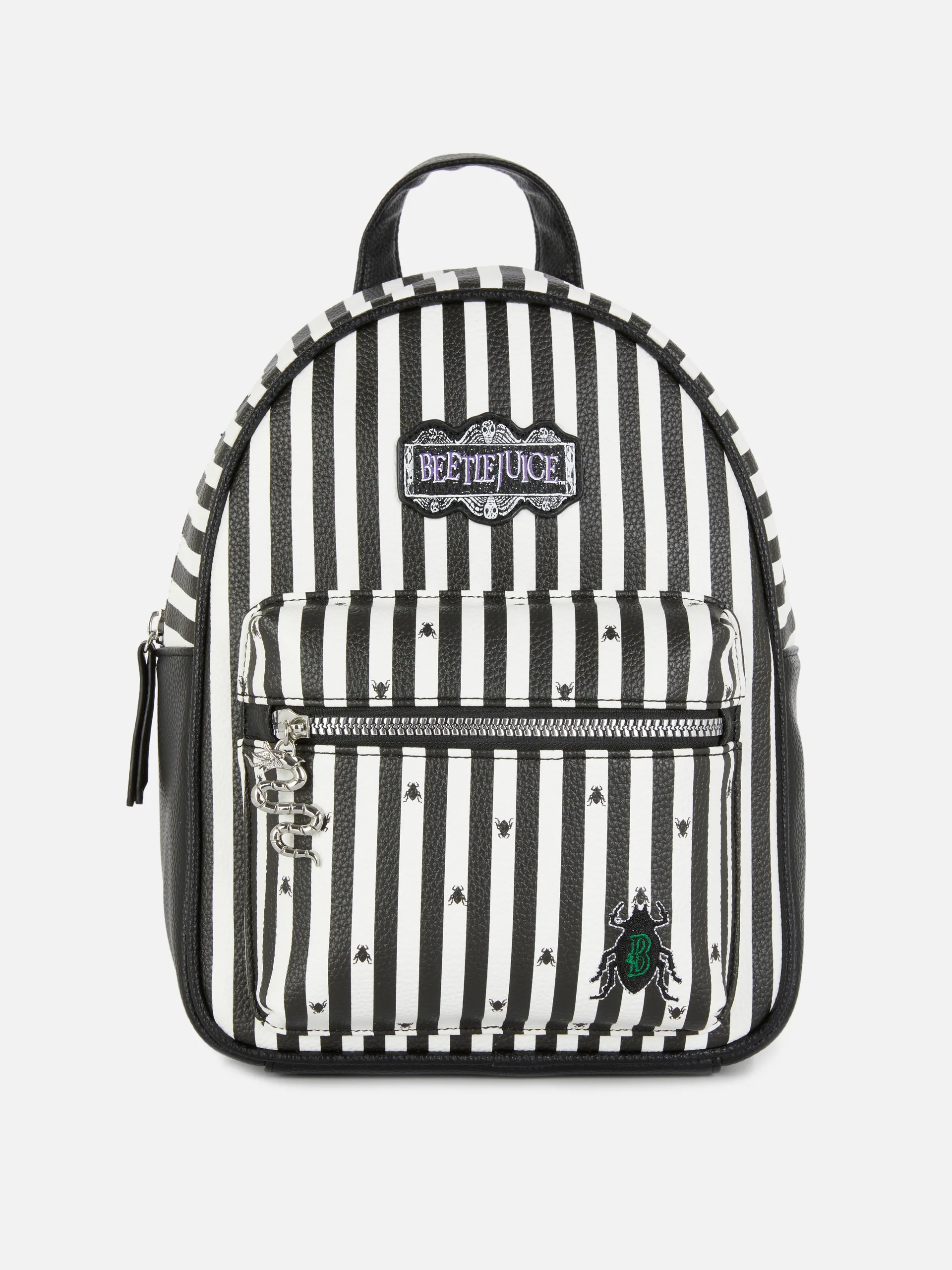 „Beetlejuice“ Rucksack mit Logo