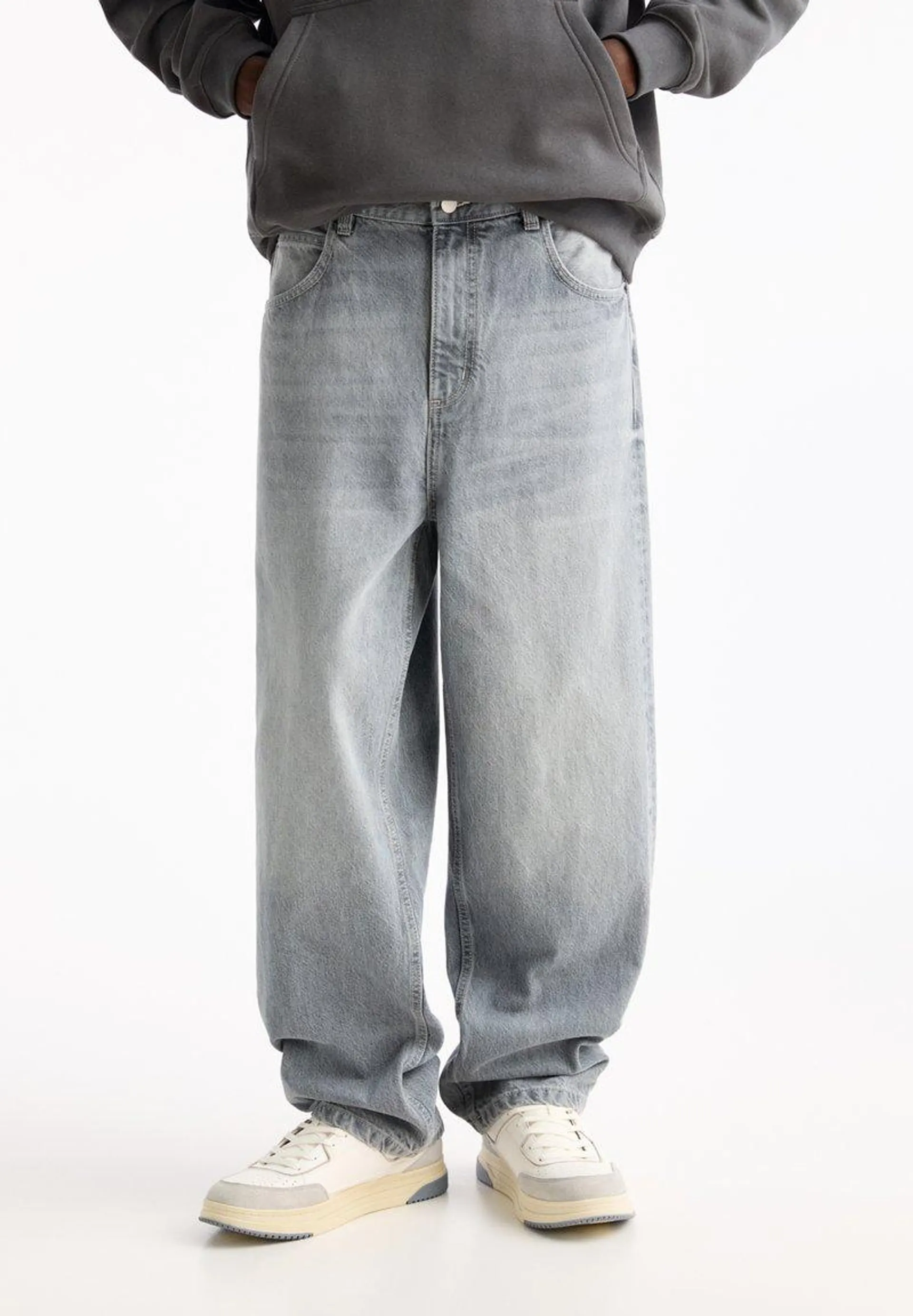 BAGGY - Jean boyfriend - grey