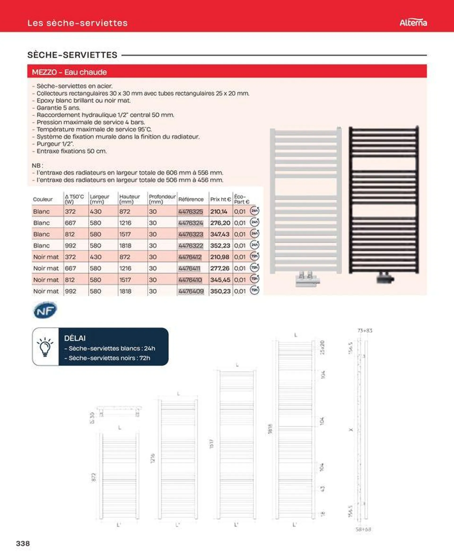 La salle de bain en toute sérénité du 2 juillet au 31 décembre 2024 - Catalogue page 338