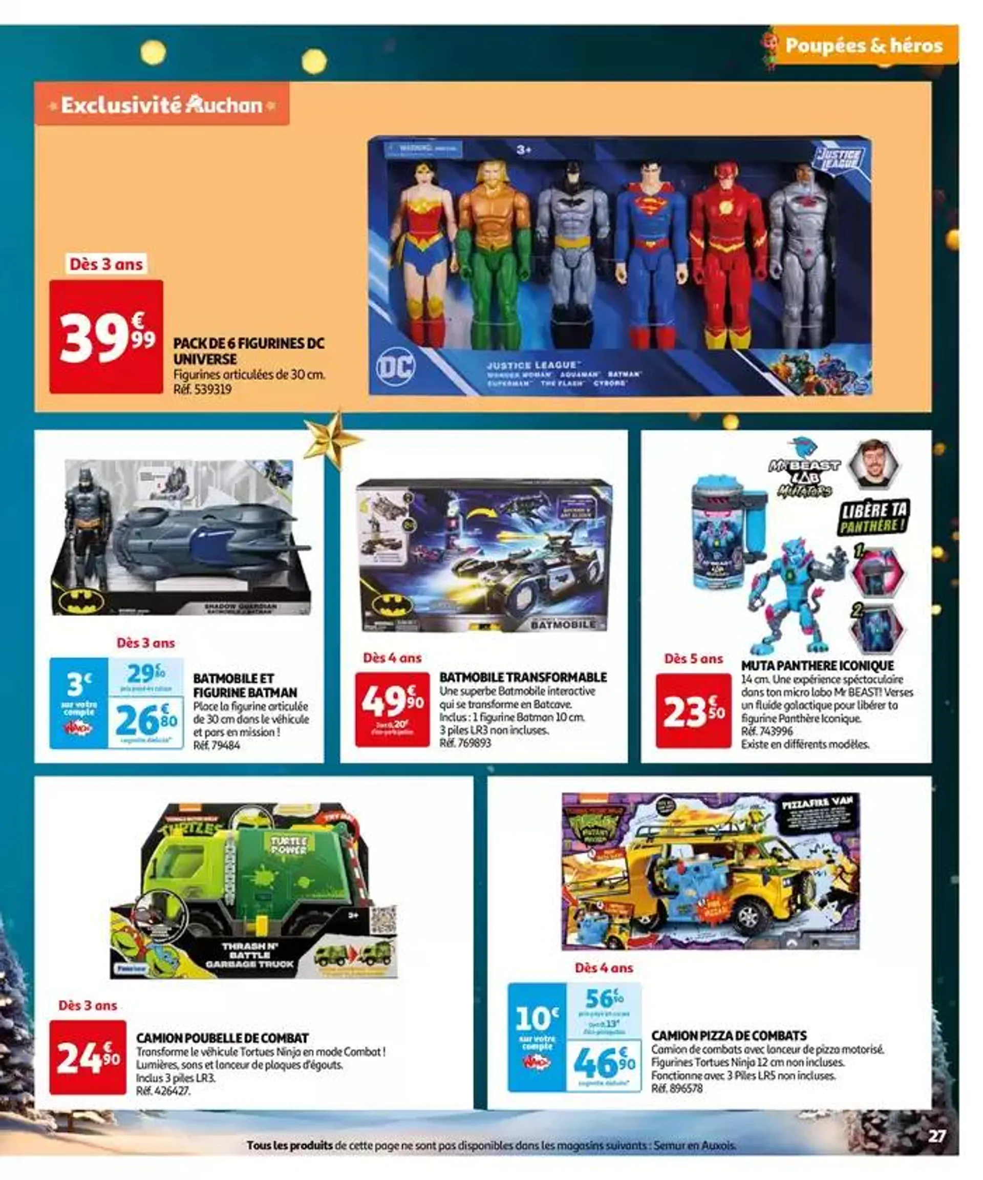 Réveillons Noël, un max de promos pour les fêtes du 11 octobre au 6 décembre 2024 - Catalogue page 27