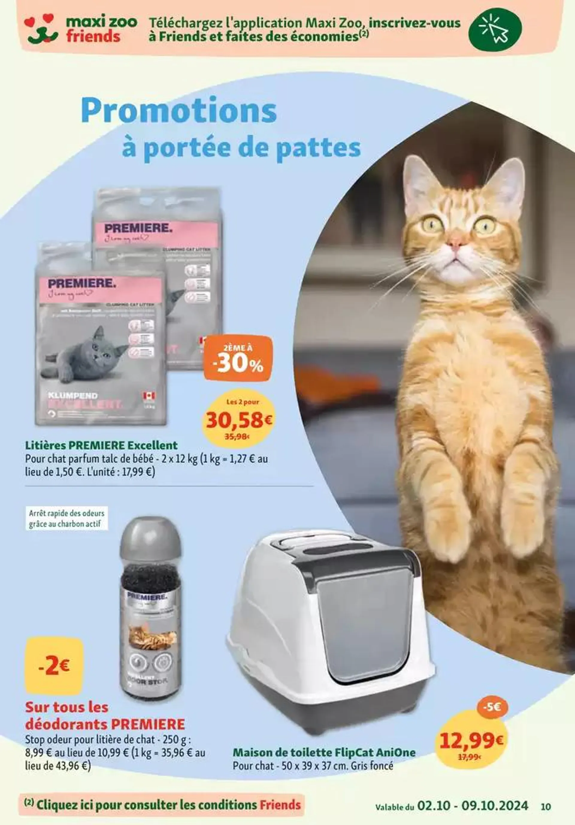 Maxi Zoo: Tout pour vos animaux du 2 octobre au 9 octobre 2024 - Catalogue page 10