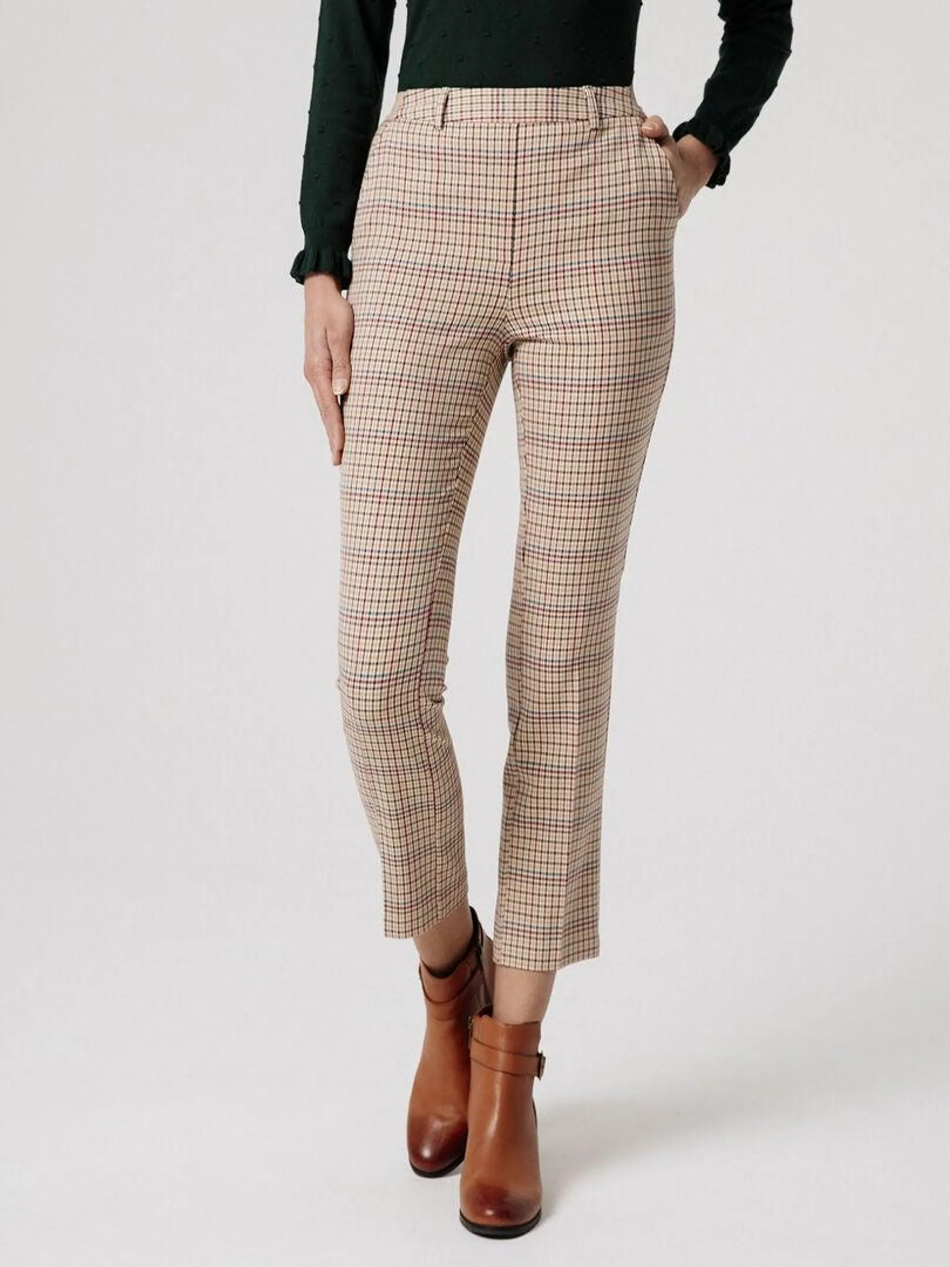 Pantalon 7/8ème bi-stretch - Damart - Marron