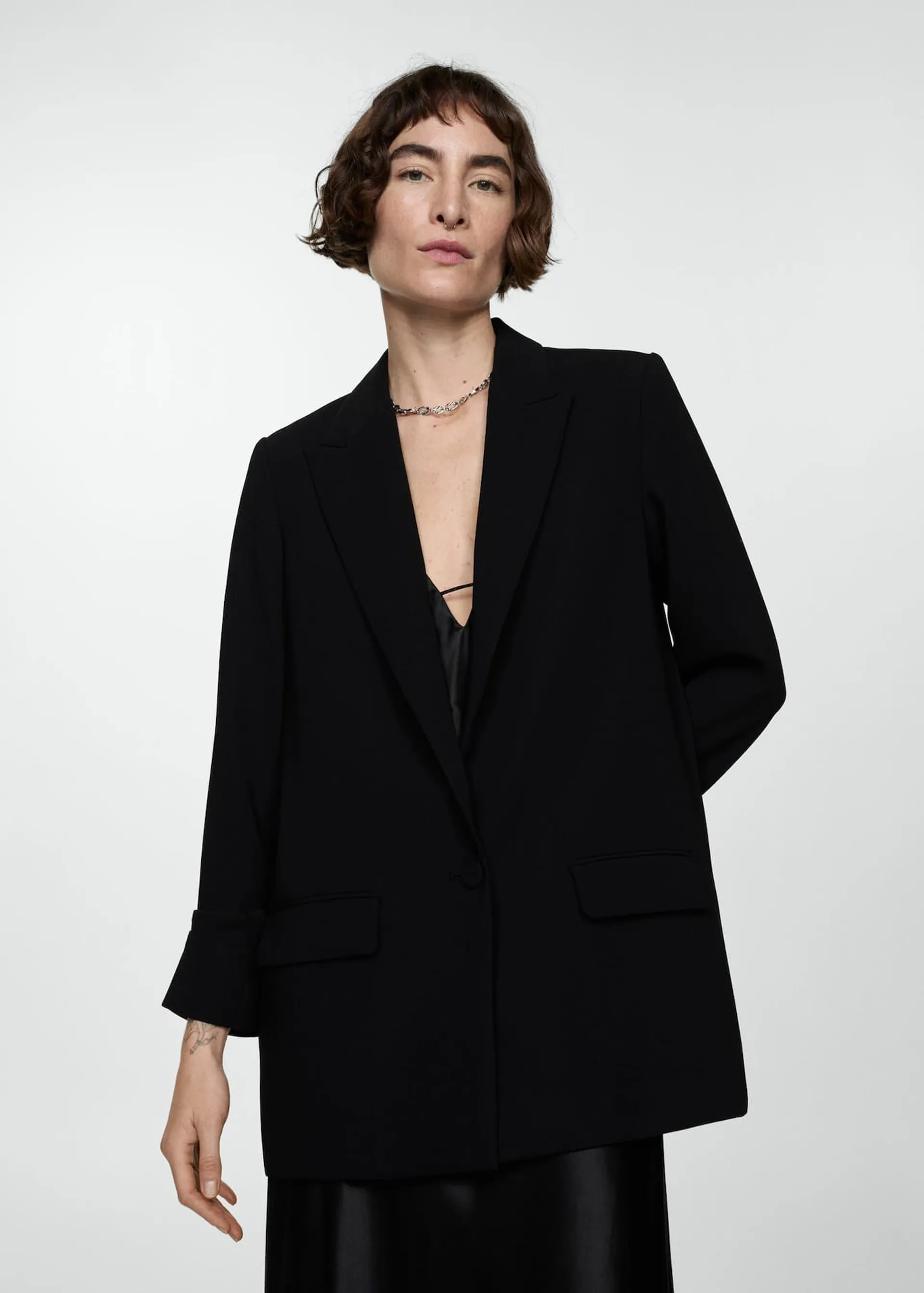 Veste manches à revers