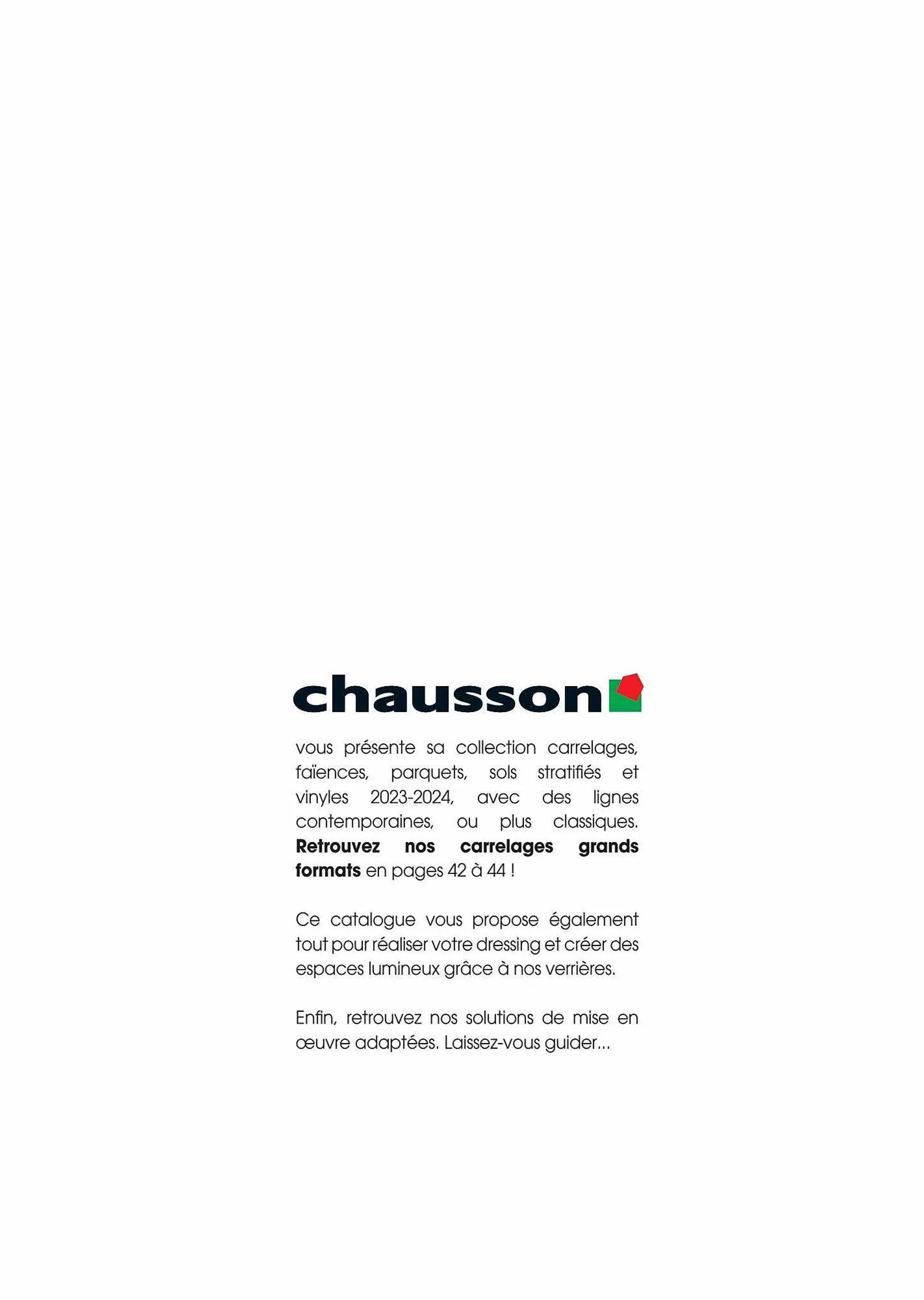 Catalogue Chausson Matériaux - 2