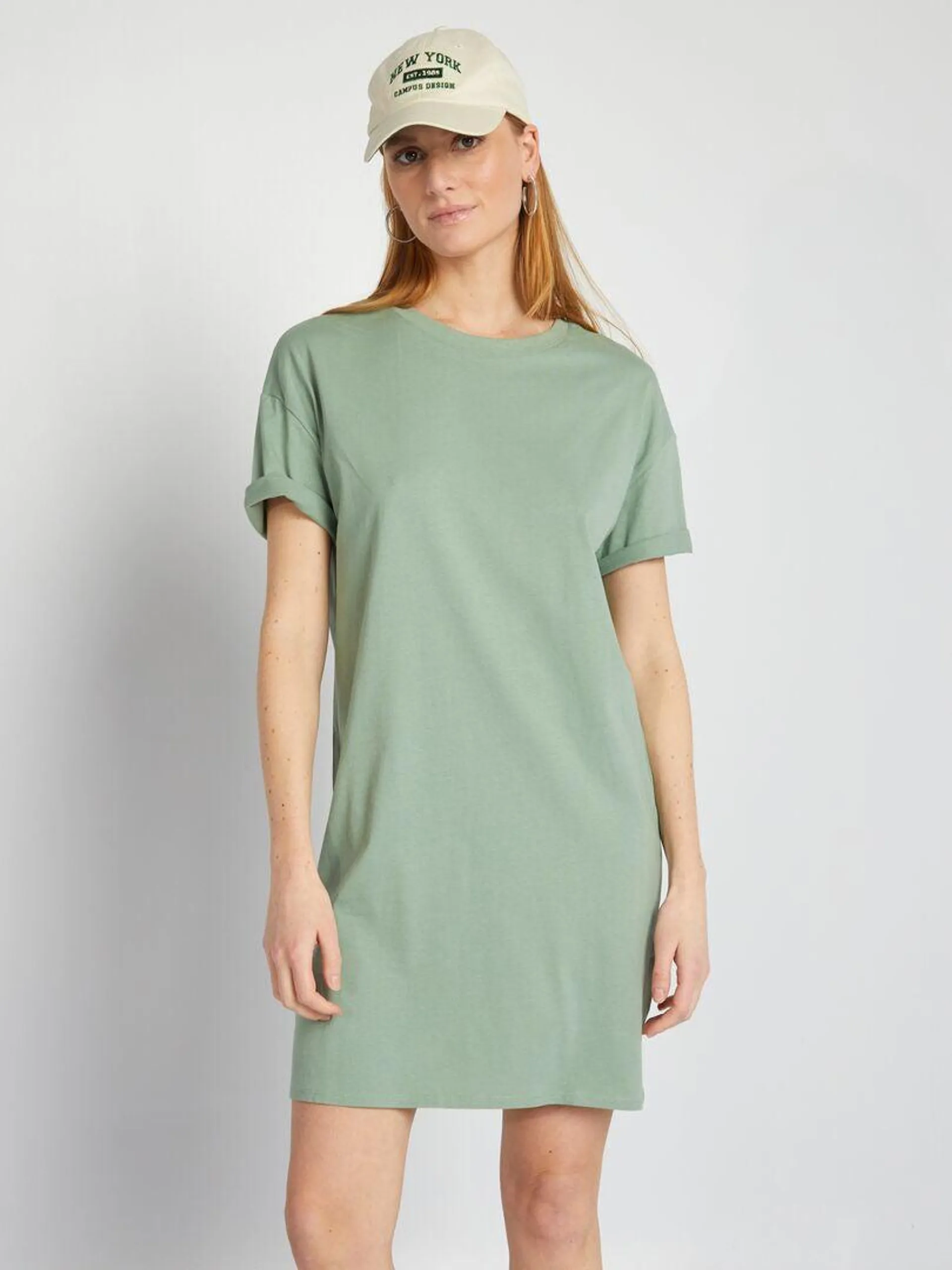 Robe t-shirt - Vert