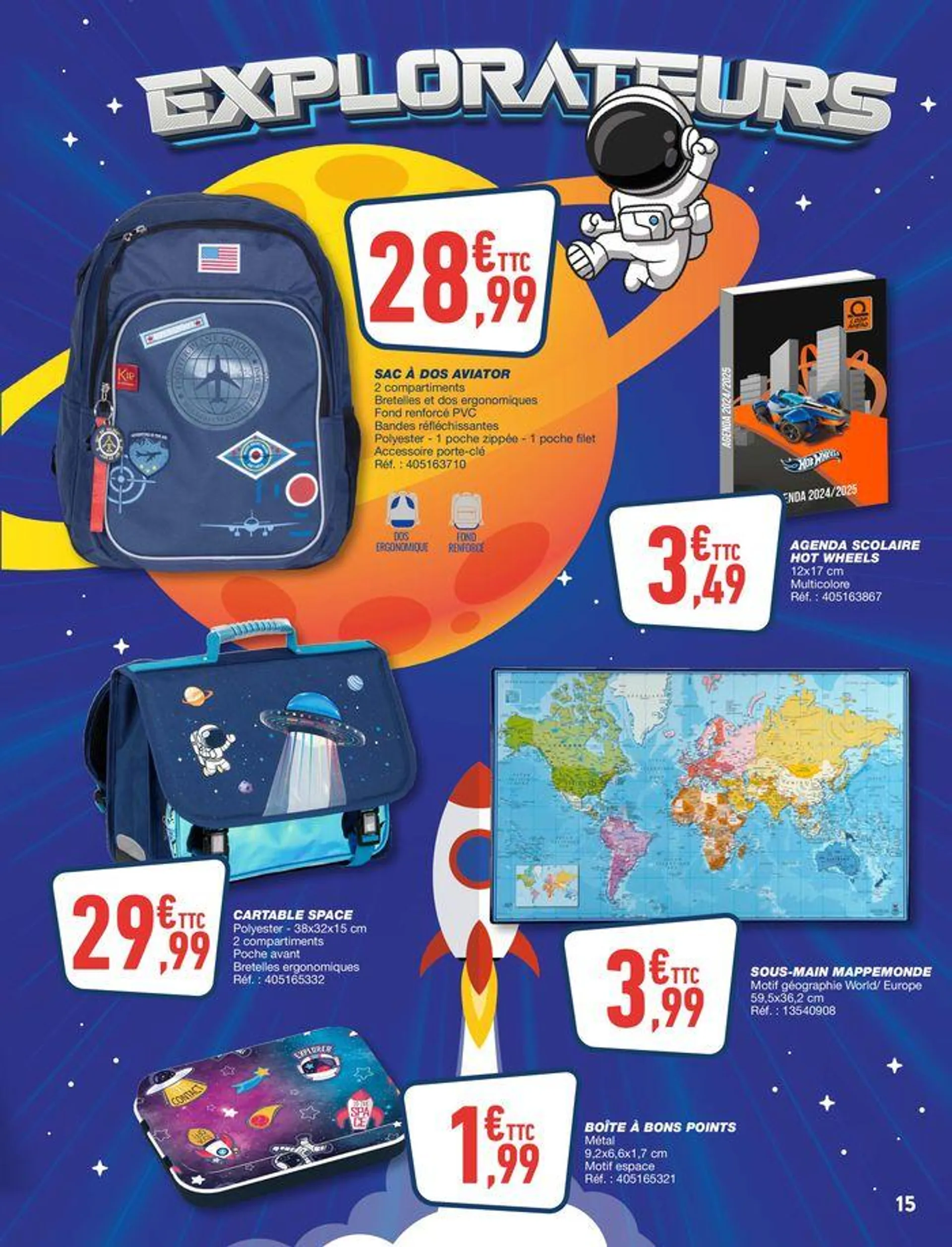 Jusqu'à -60% de remise sur les grandes marques ! du 19 juillet au 3 août 2024 - Catalogue page 15