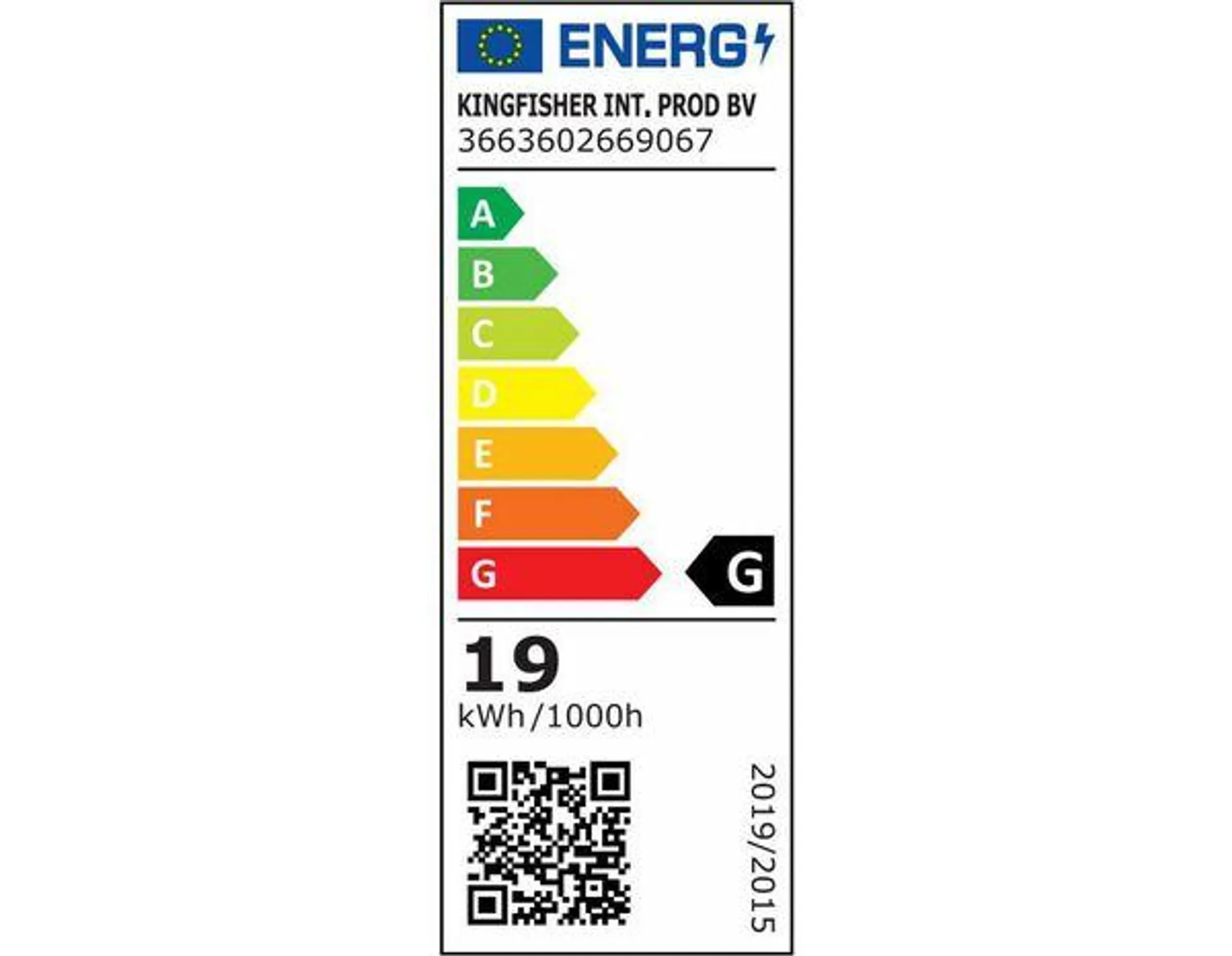 Tube fluorescent en verre T8 18W 4000K