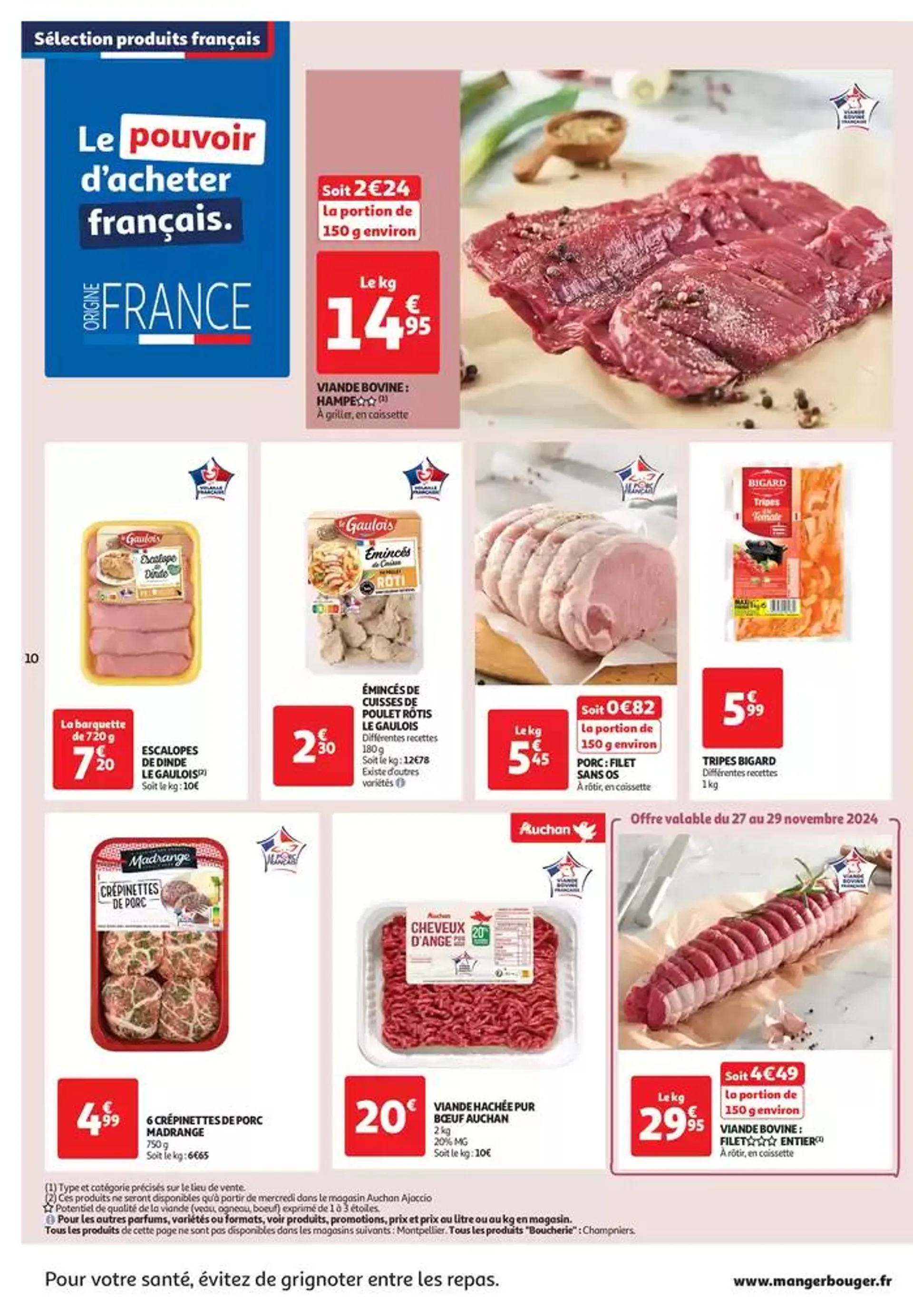 Le Black Week Auchan, c'est maintenant ! du 26 novembre au 2 décembre 2024 - Catalogue page 10