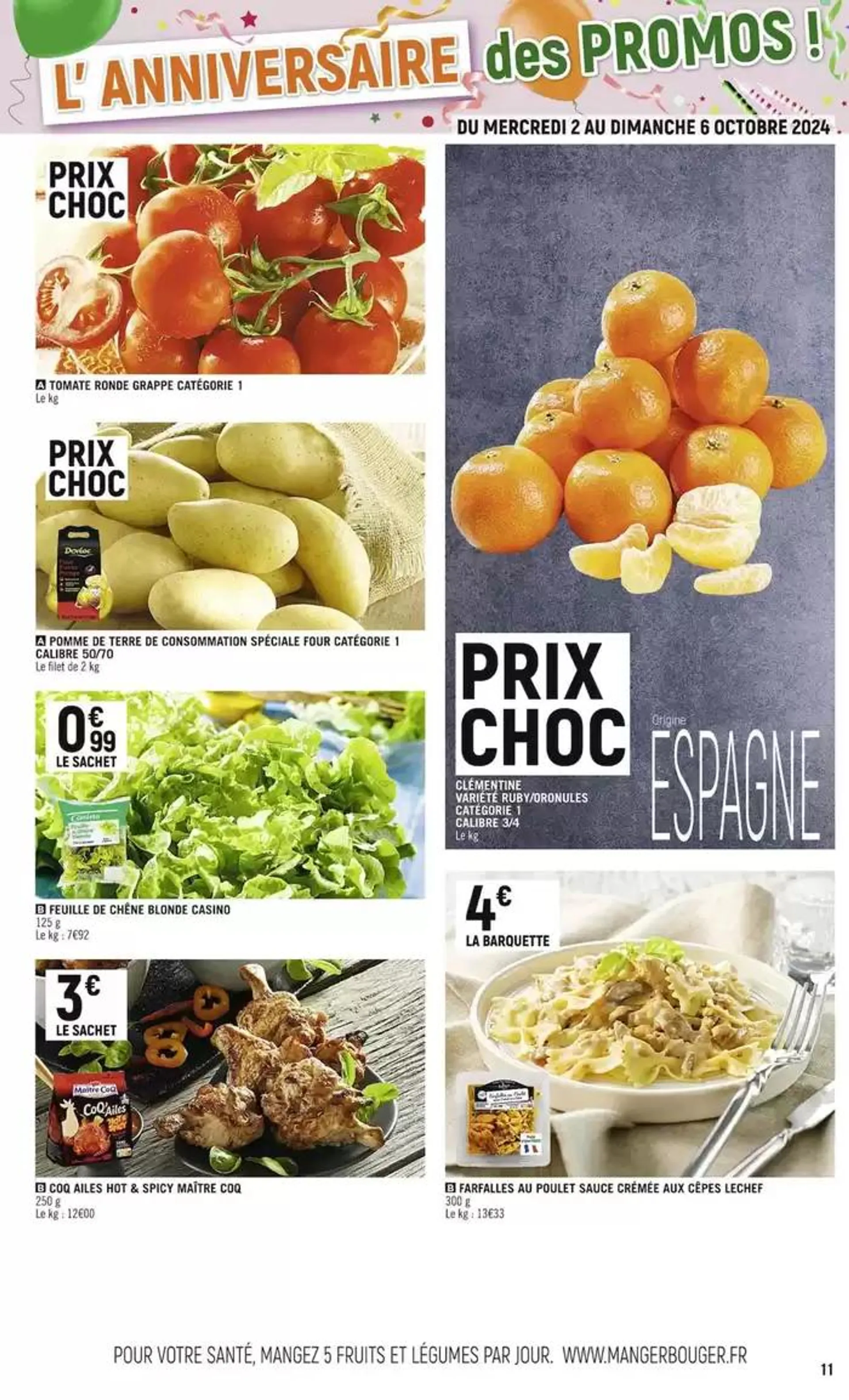 SPAR ICI L'ANNIVERSAIRE DES PROMOS du 2 octobre au 13 octobre 2024 - Catalogue page 2