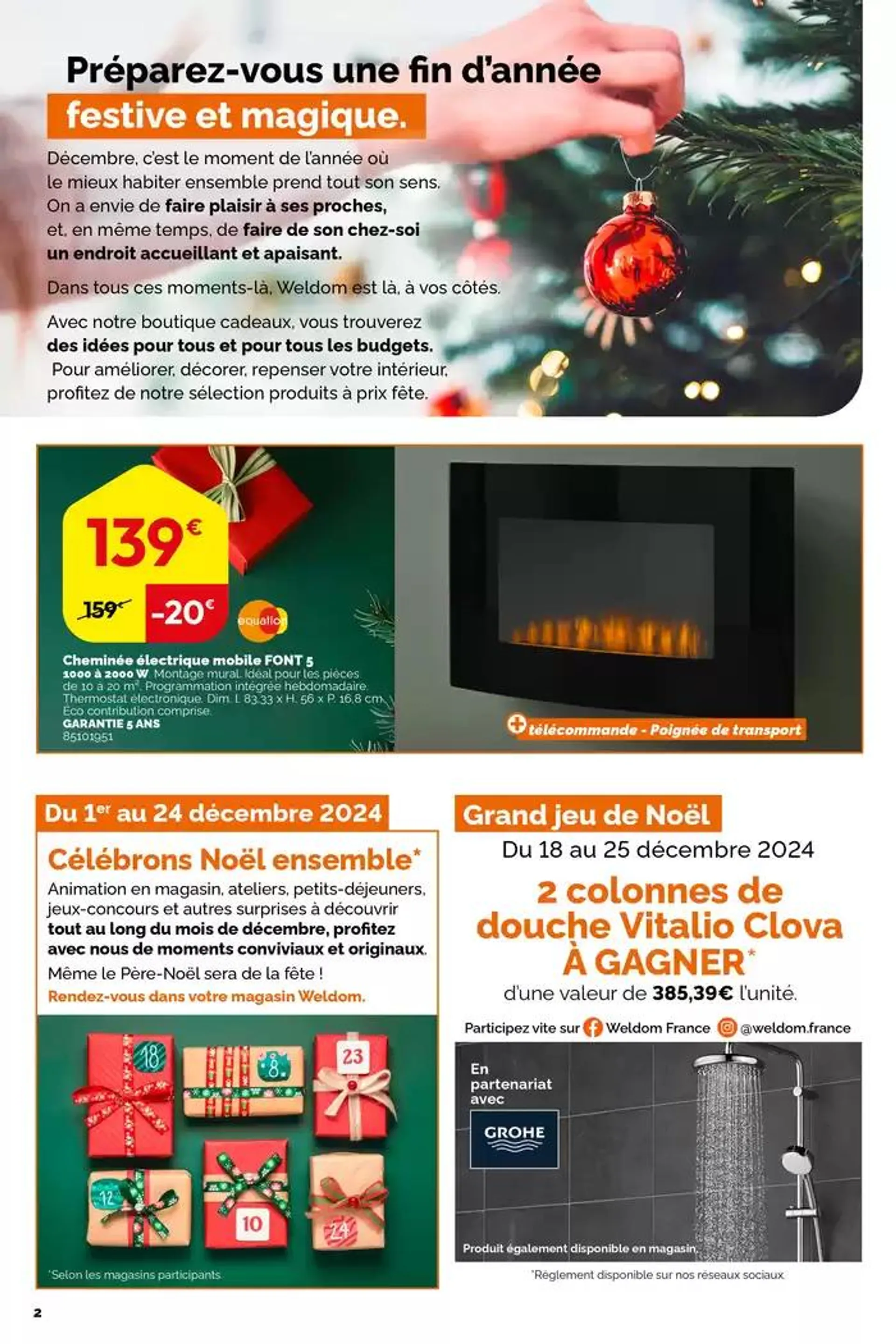 Les Fêtes à Prix Cadeaux  du 27 novembre au 29 décembre 2024 - Catalogue page 2