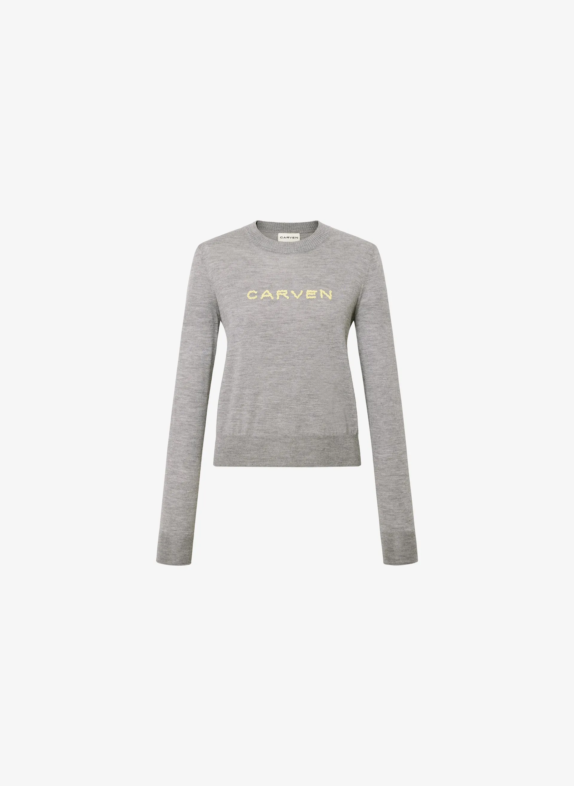 ELODIE PULLOVER IN GREY CASHMERE