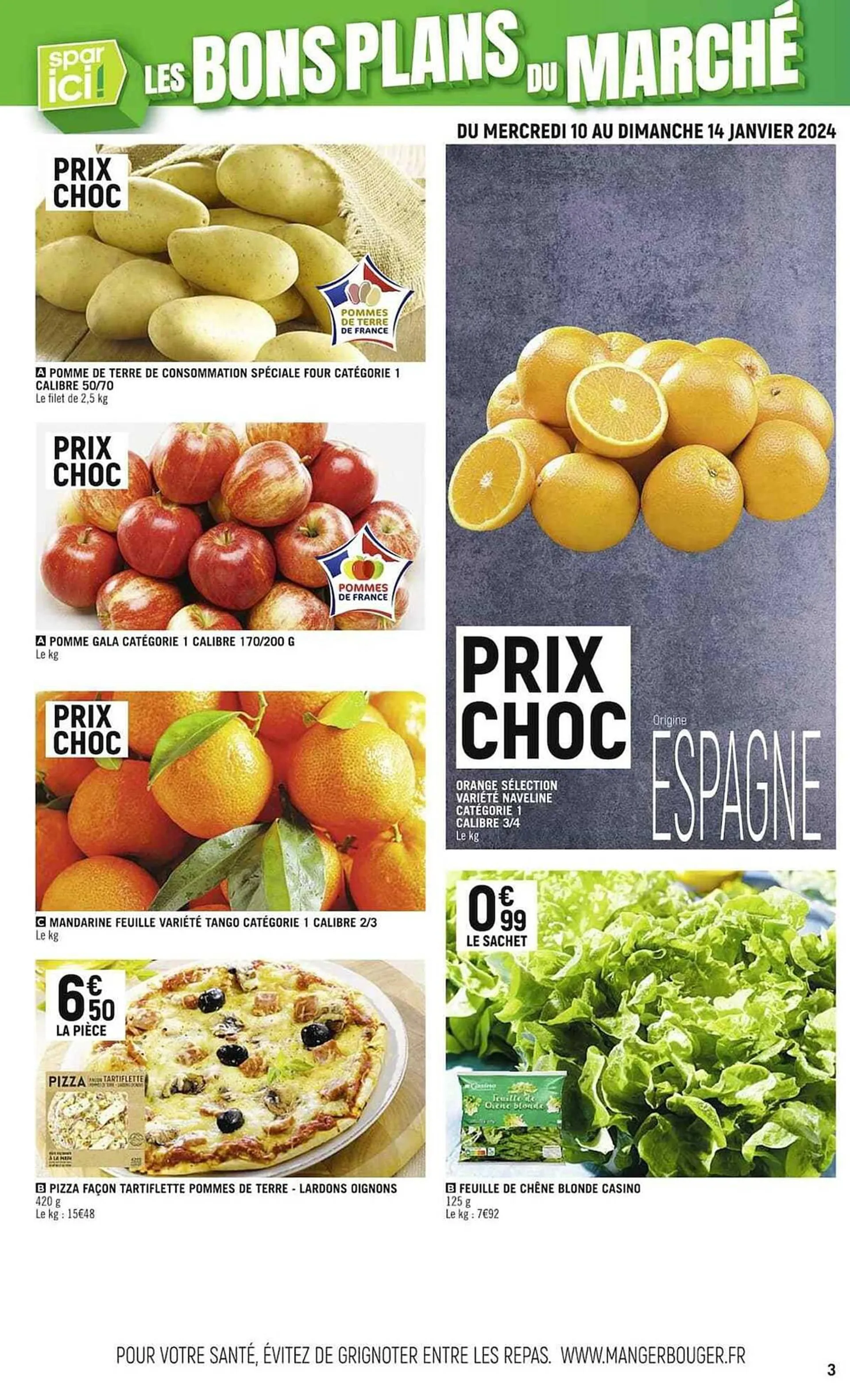 Catalogue Spar Supermarché du 5 janvier au 21 janvier 2024 - Catalogue page 3