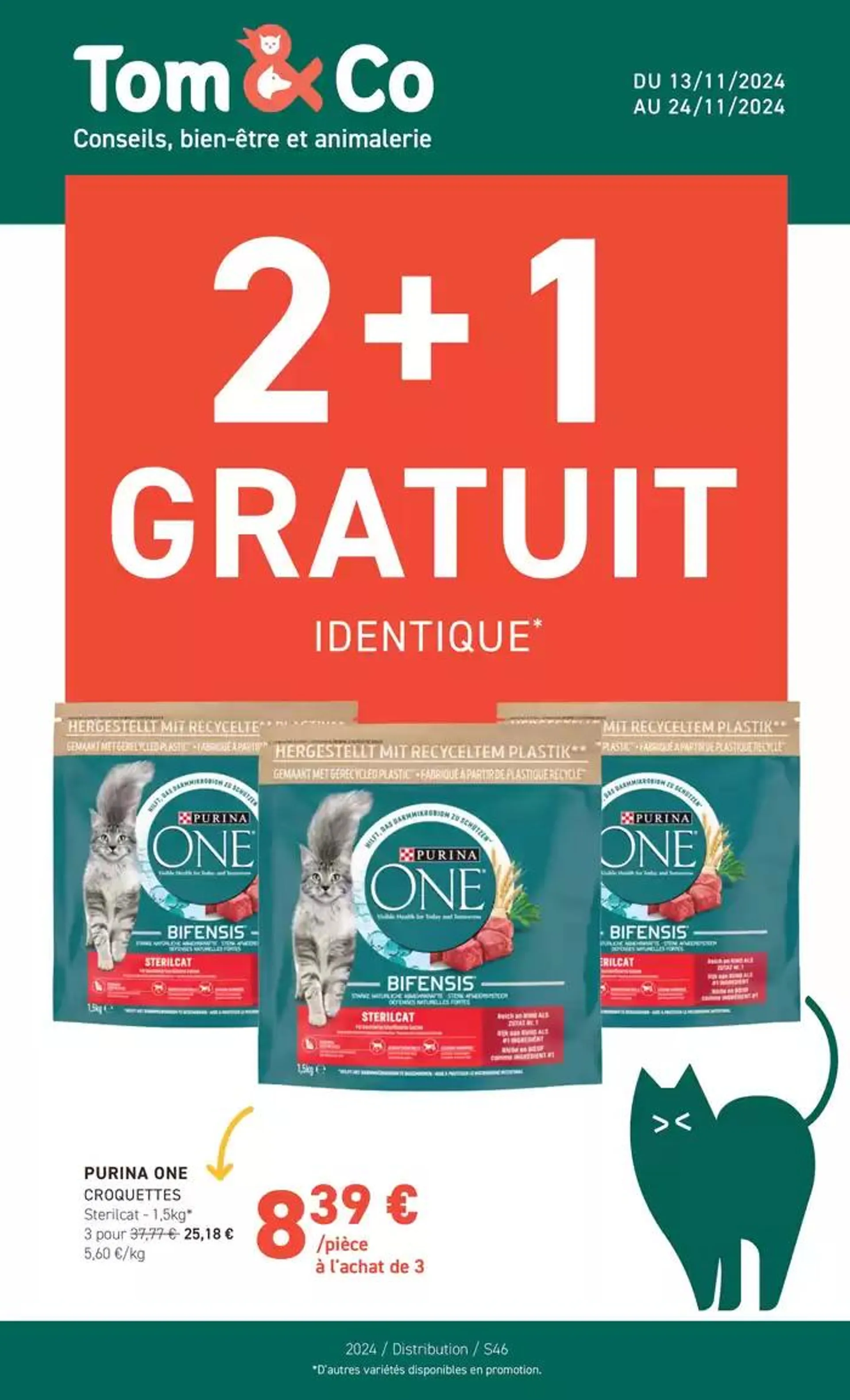 2 + 1 GRATUIT IDENTIQUE du 13 novembre au 24 novembre 2024 - Catalogue page 1