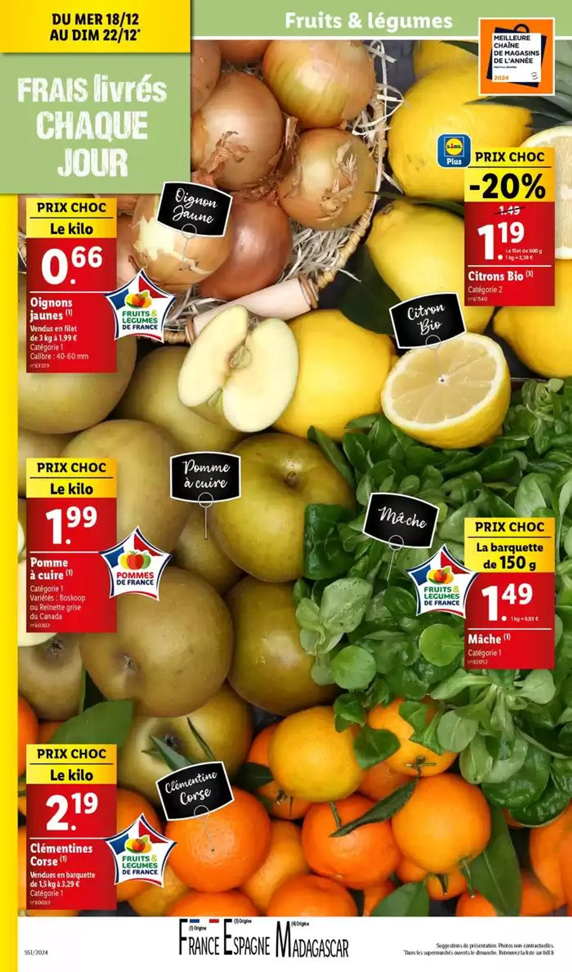 Retrouvez une large sélection de mets d'exception à petits prix chez Lidl! du 18 décembre au 24 décembre 2024 - Catalogue page 8