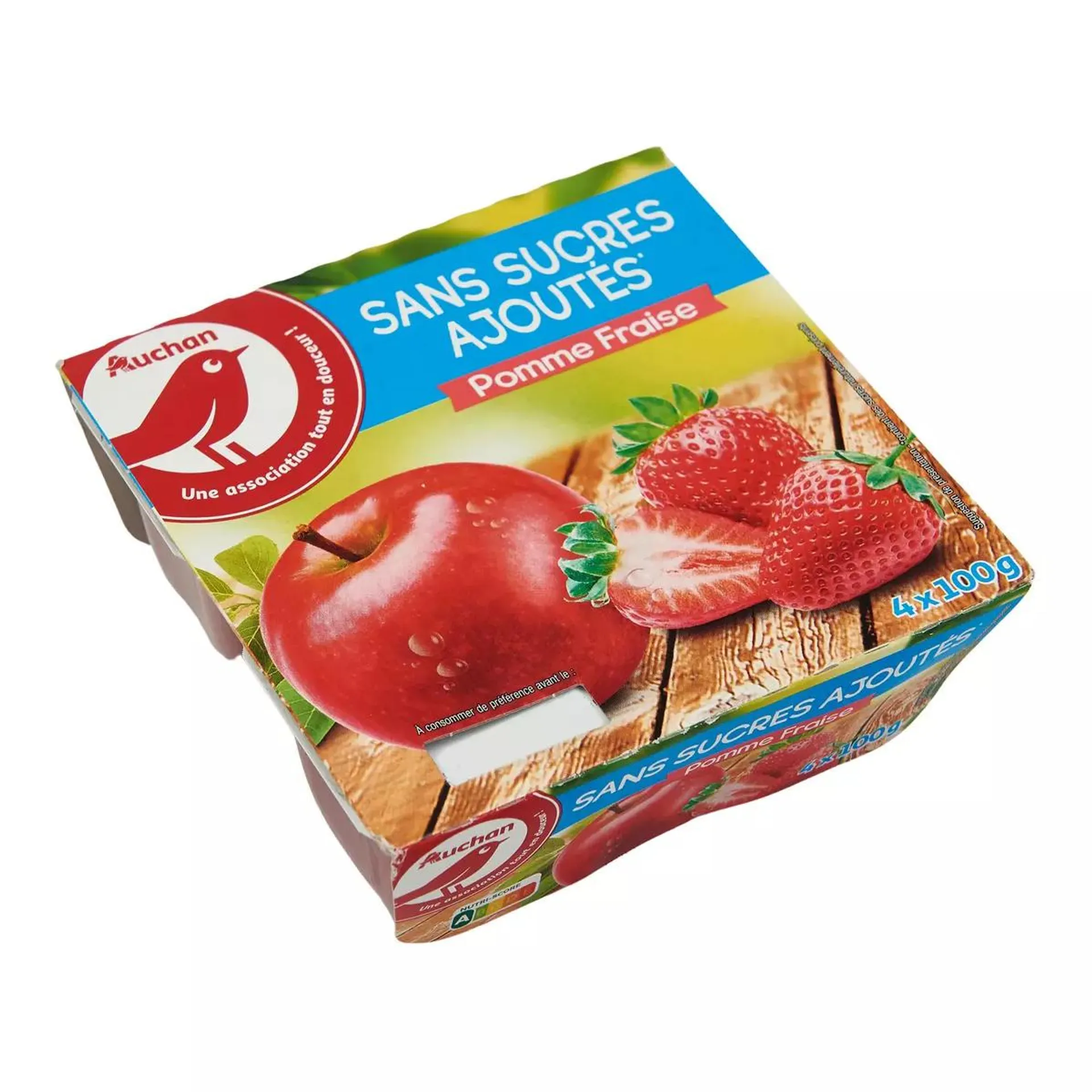 Spécialité pomme fraise sans sucres ajoutés
