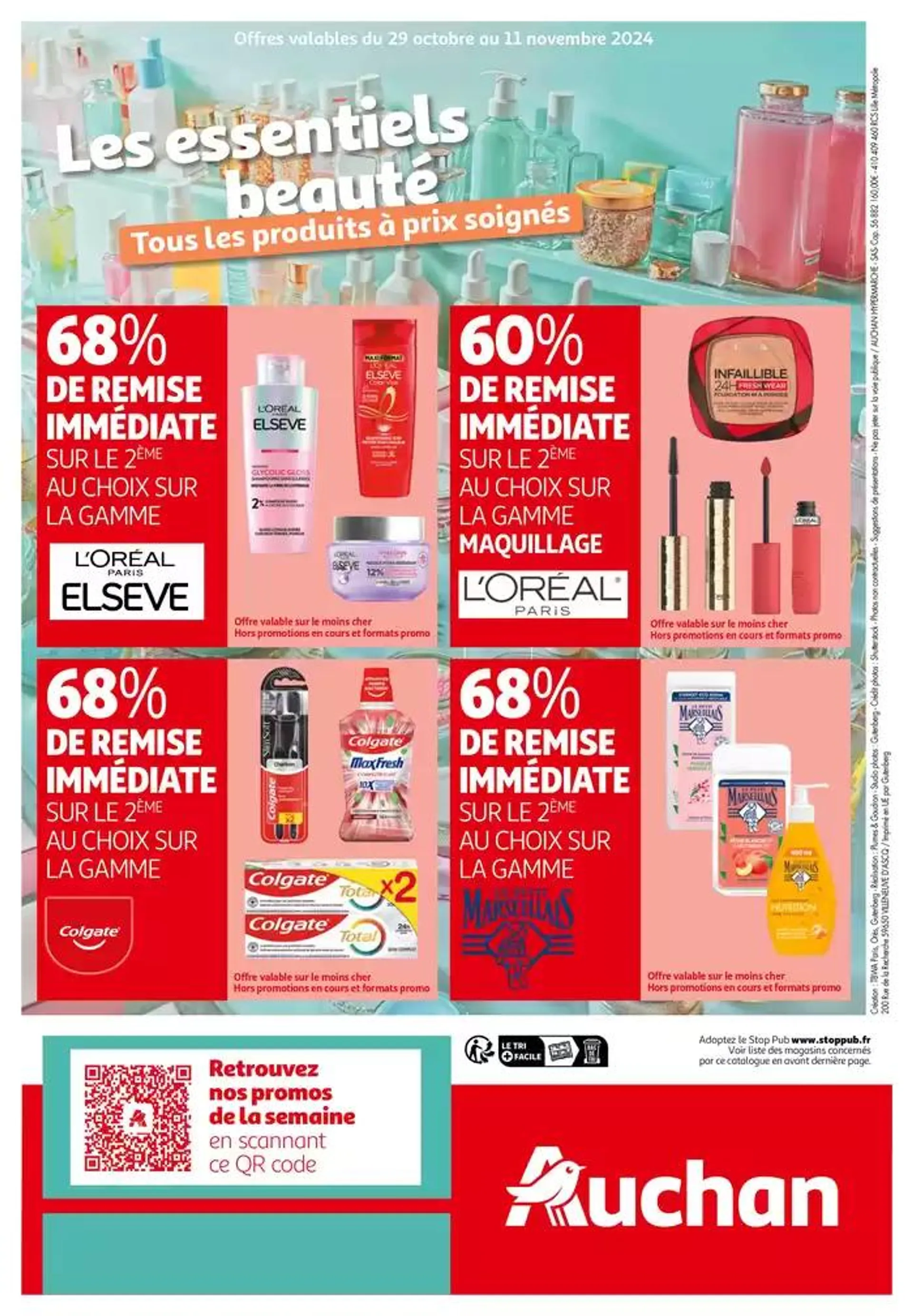 Top depart : 25 jours Auchan  du 29 octobre au 4 novembre 2024 - Catalogue page 36