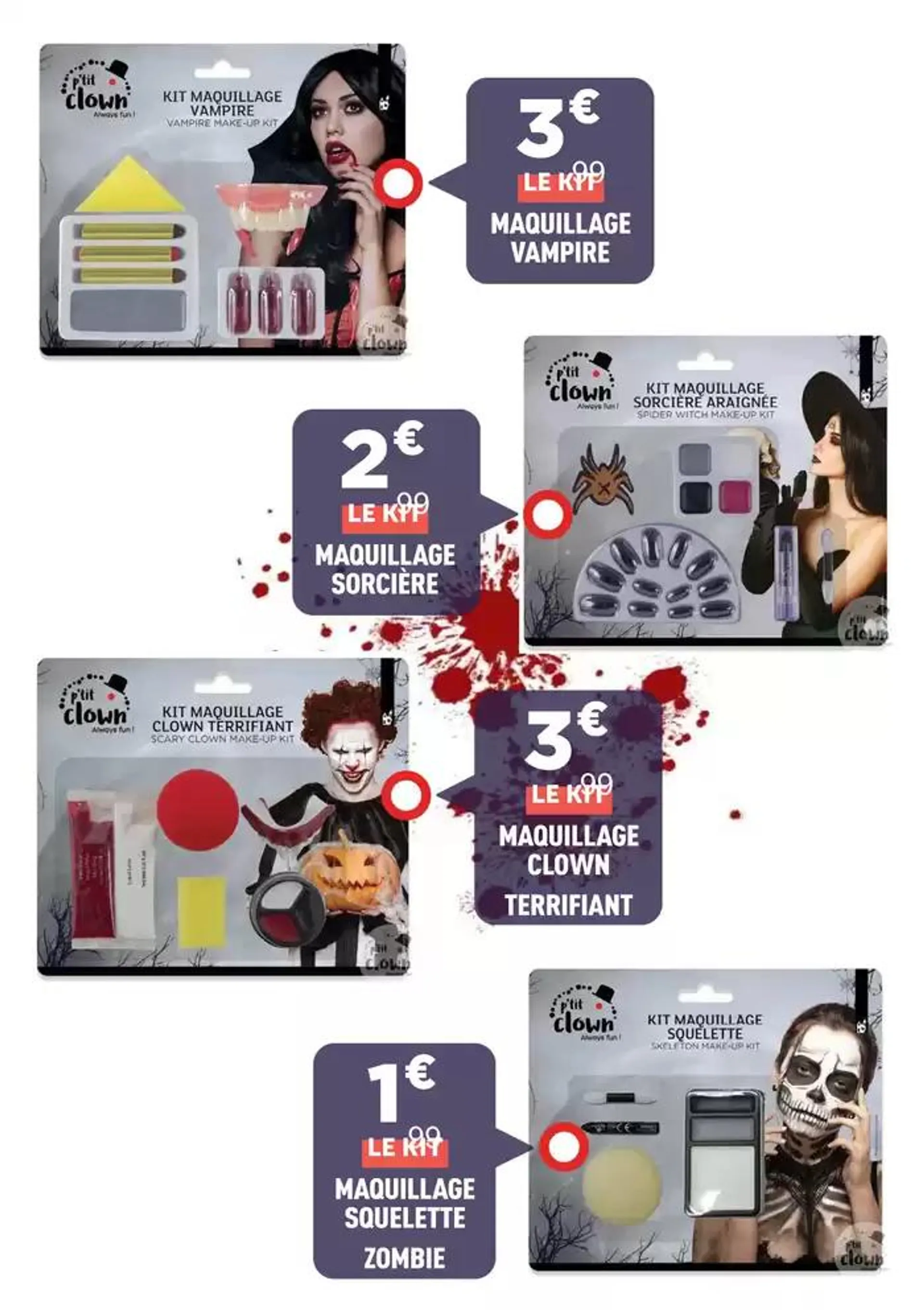 HALLOWEEN ZOE CONFETTI du 14 octobre au 27 octobre 2024 - Catalogue page 76