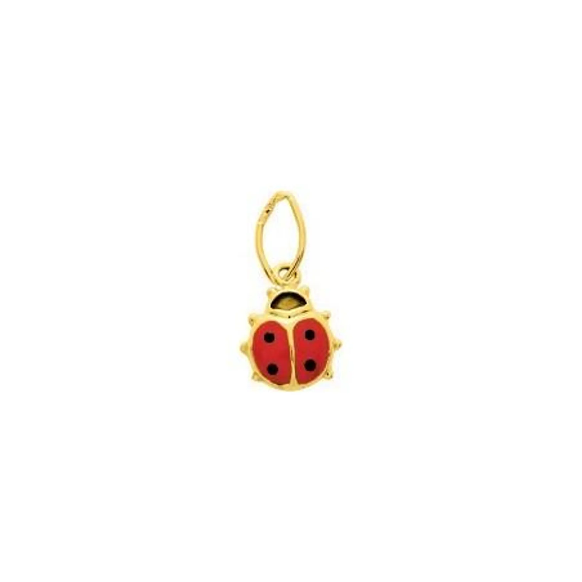 Pendentif Coccinelle en or jaune 750/000