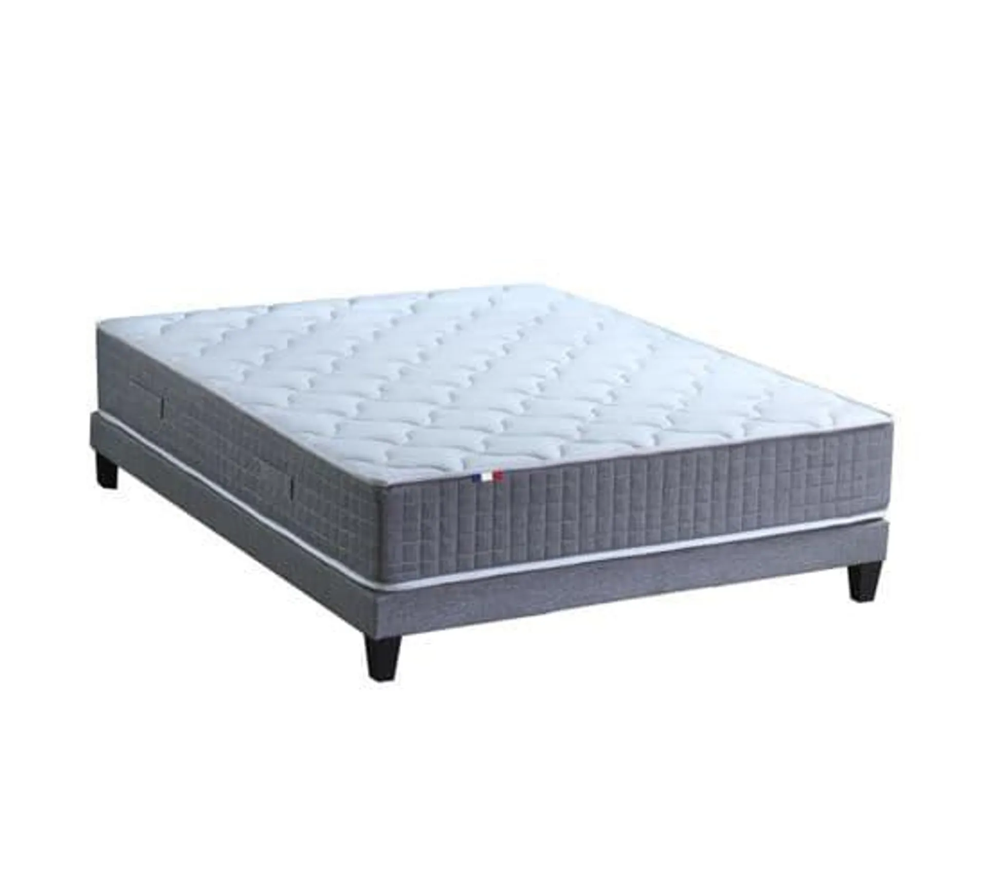 Ensemble Matelas Ressort 7 Zones H.30 + Sommier Max 140x190