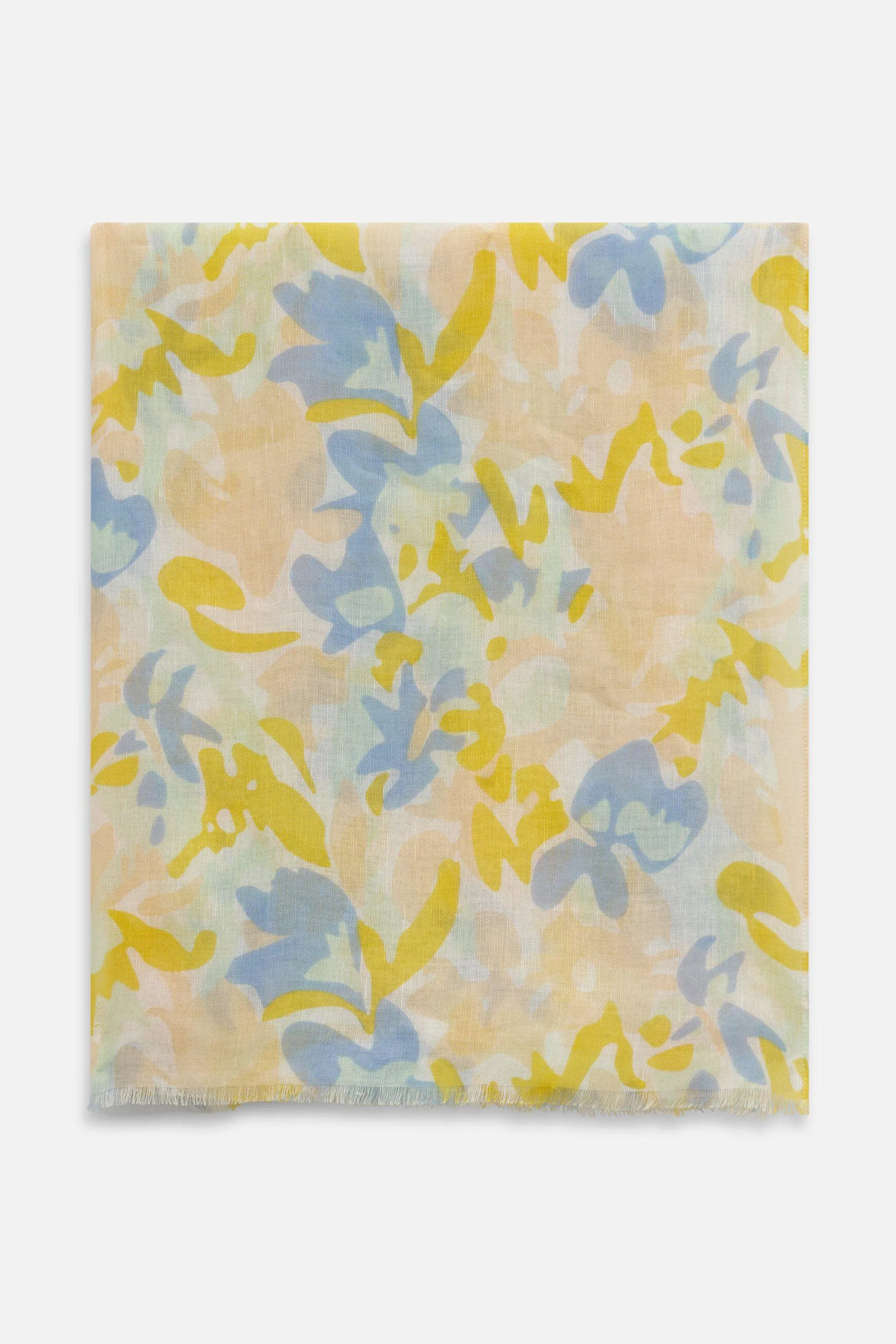 Foulard lilly bleu pastel femme