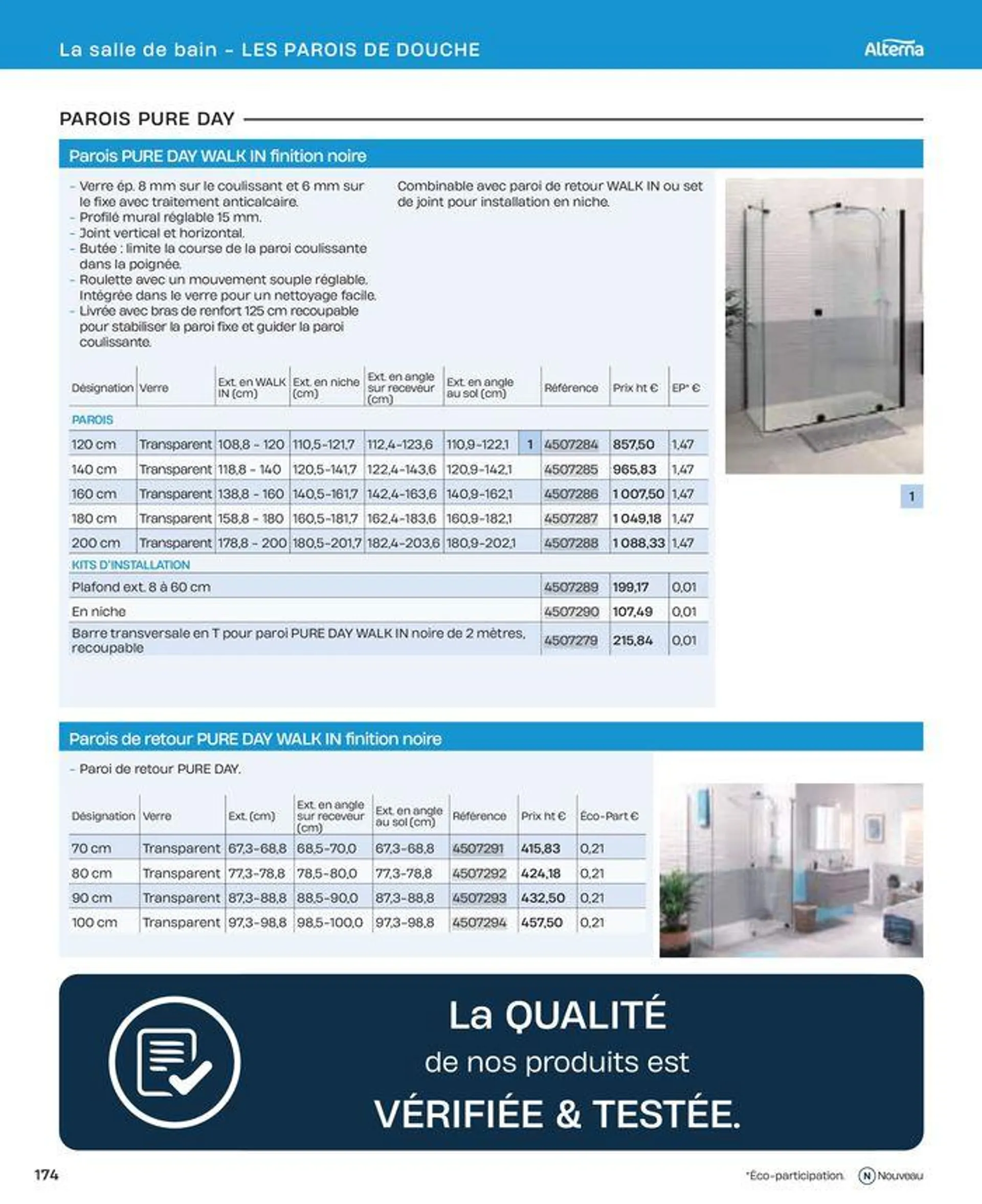 La salle de bain en toute sérénité du 2 juillet au 31 décembre 2024 - Catalogue page 174