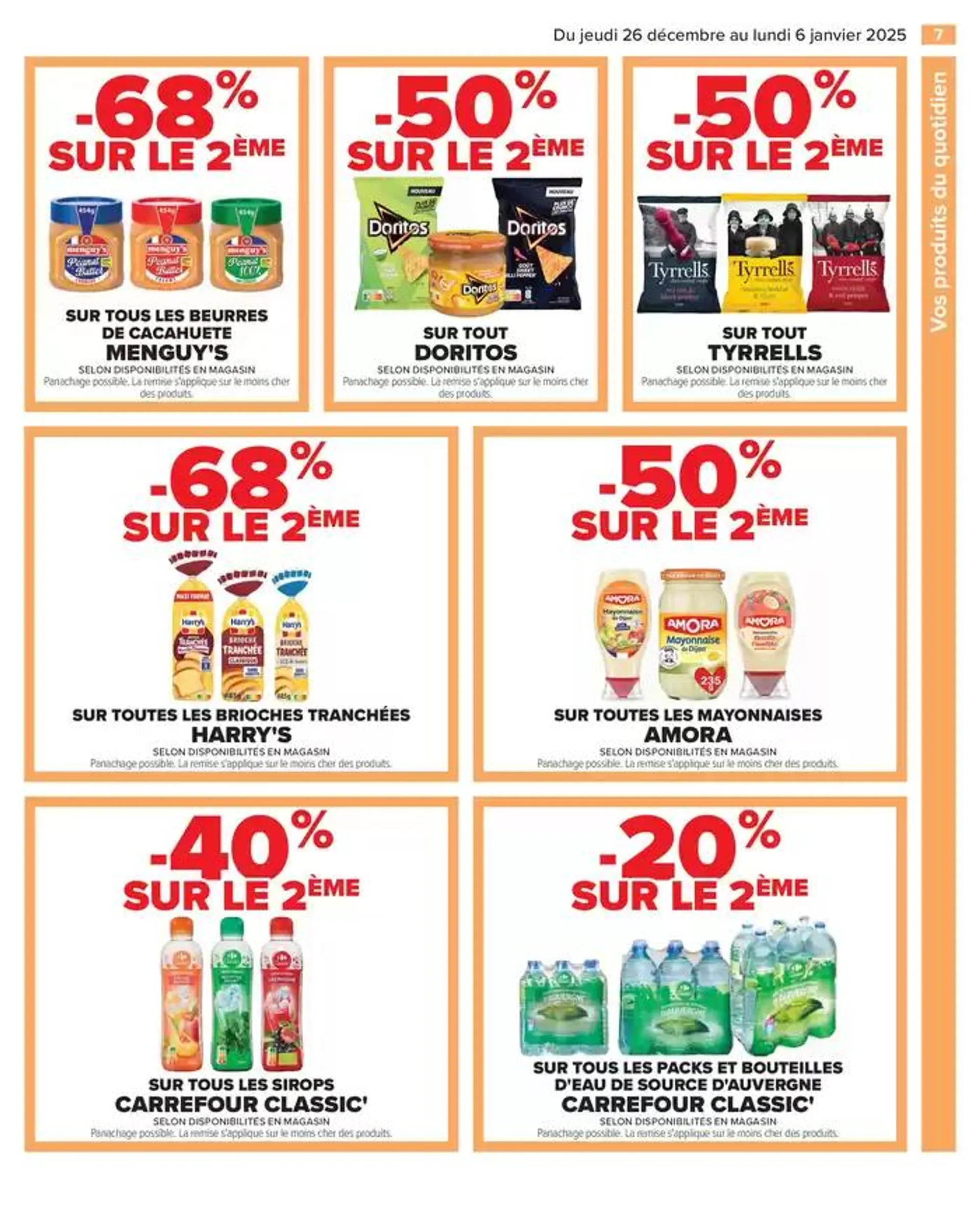 - 50% SUR LE 2ÈME PRODUIT du 26 décembre au 6 janvier 2025 - Catalogue page 13