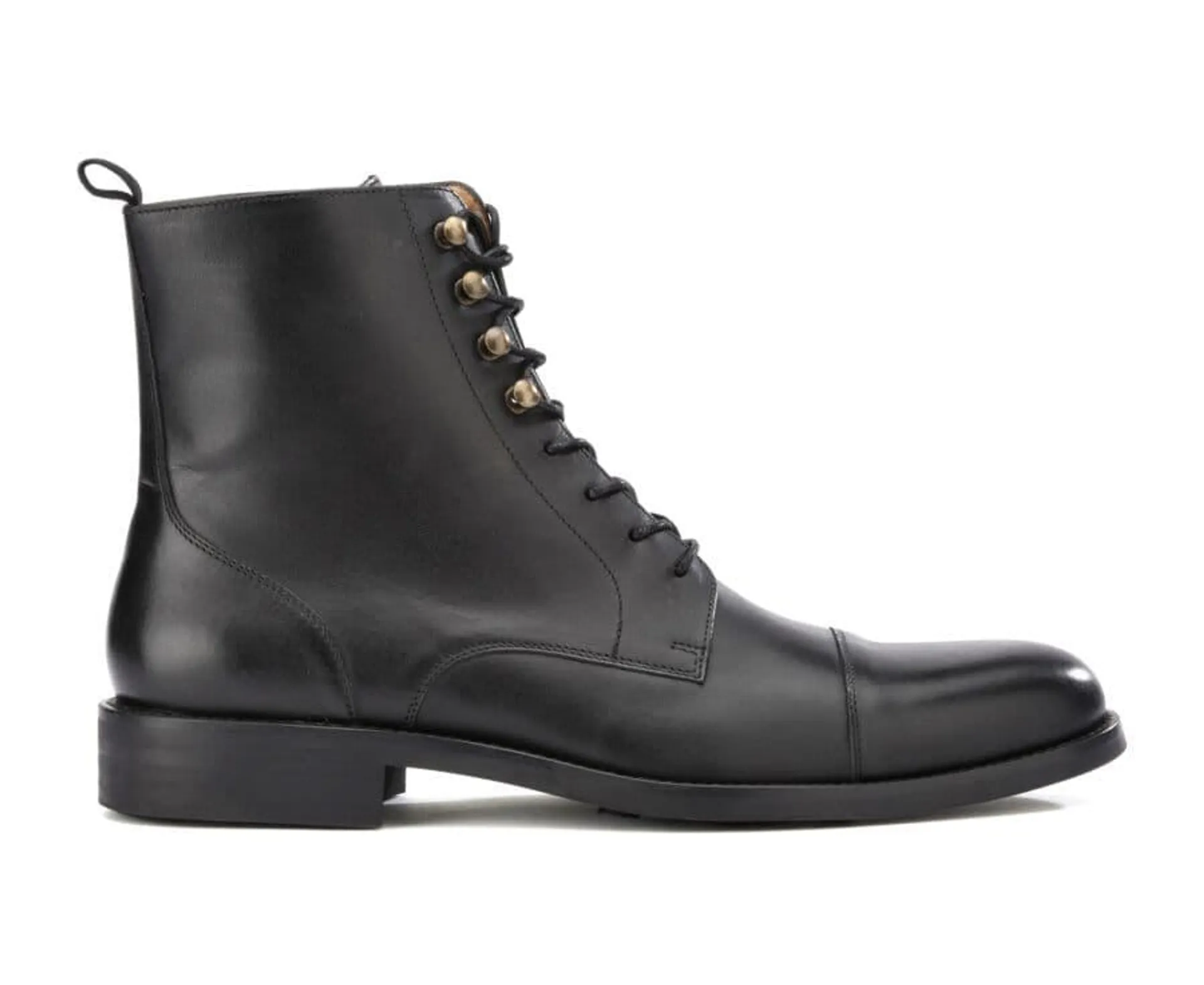 Derby boots homme à lacets Noir patiné - ENFIELD II GOMME CITY