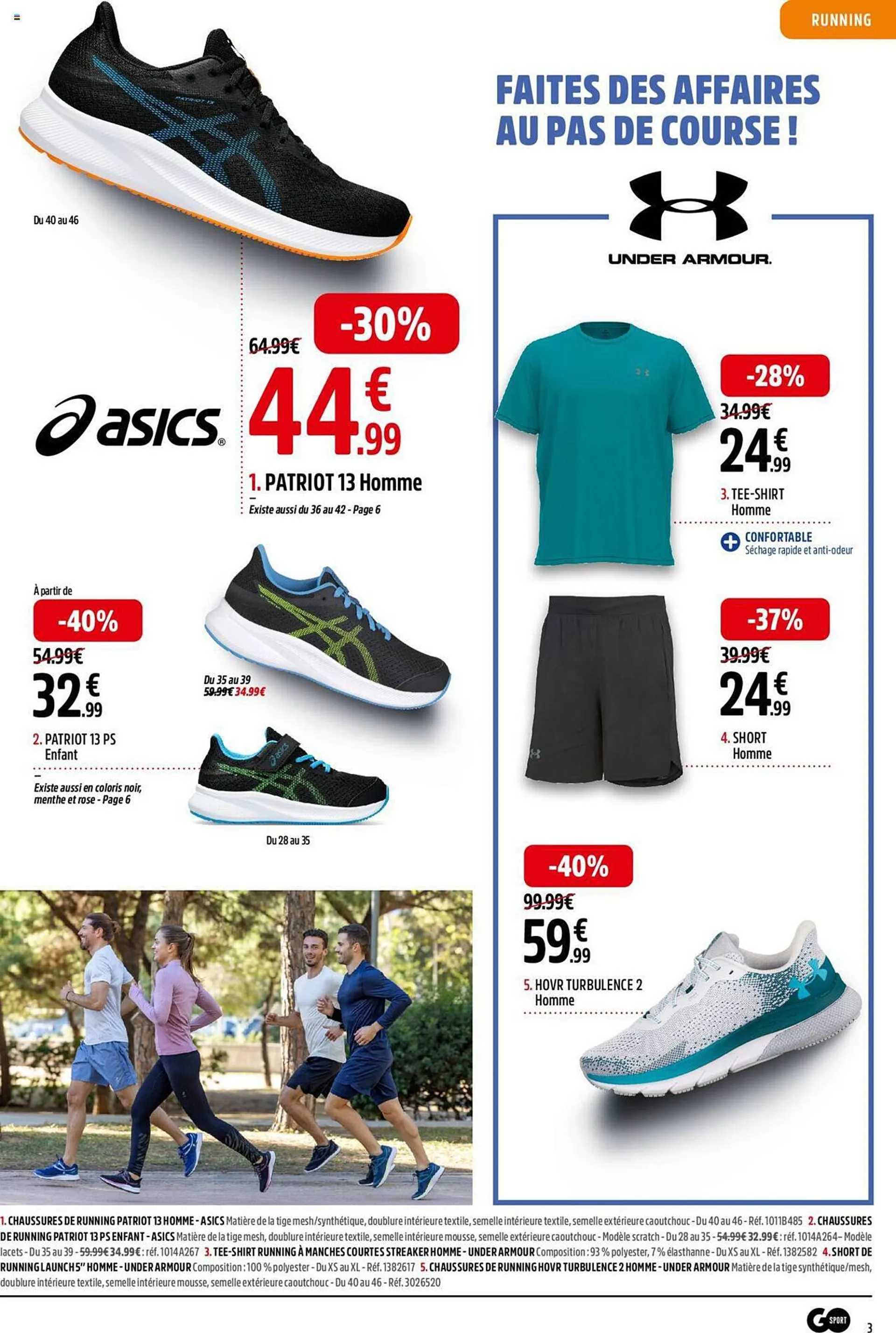 Catalogue Go Sport du 25 mars au 14 avril 2024 - Catalogue page 3