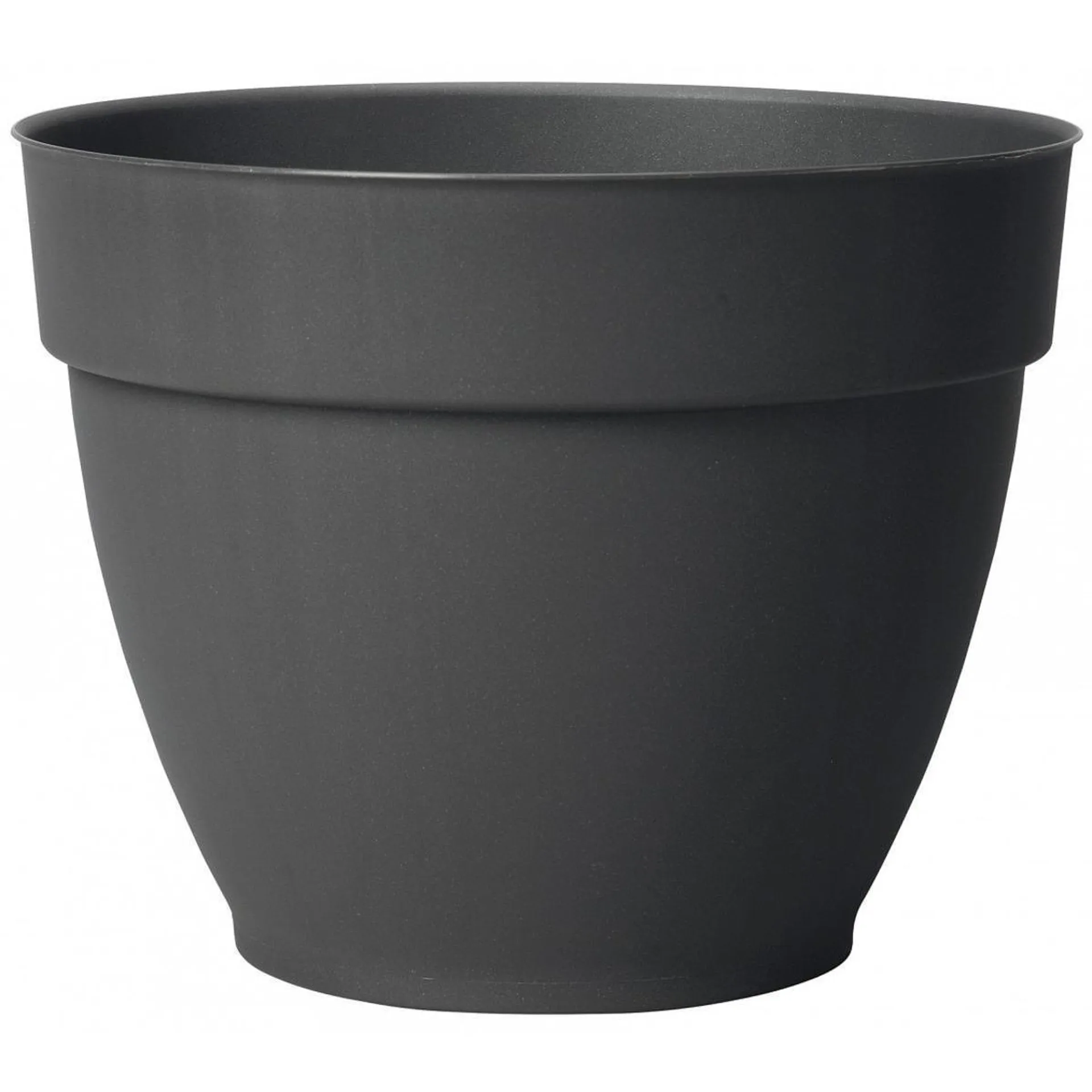 Pot Ninféa - ø 26 x H 21 cm - Gris anthracite