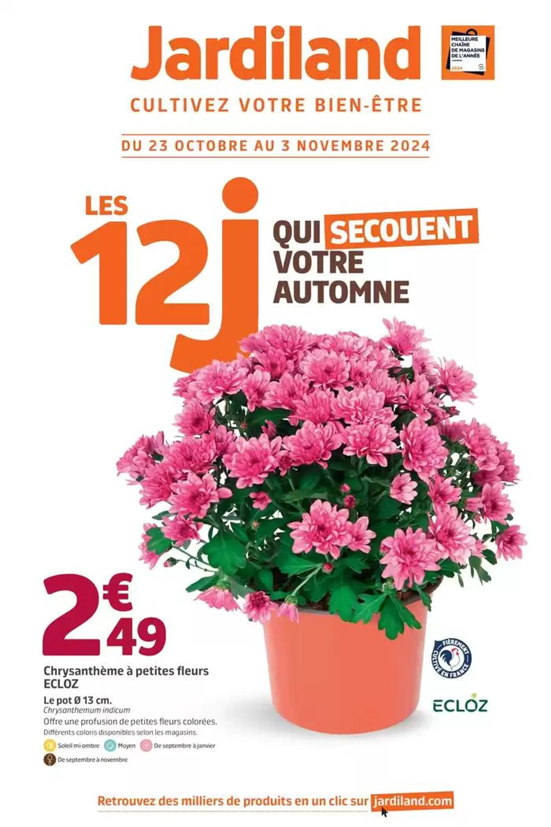 Les 12 j qui secouent votre automne - 1