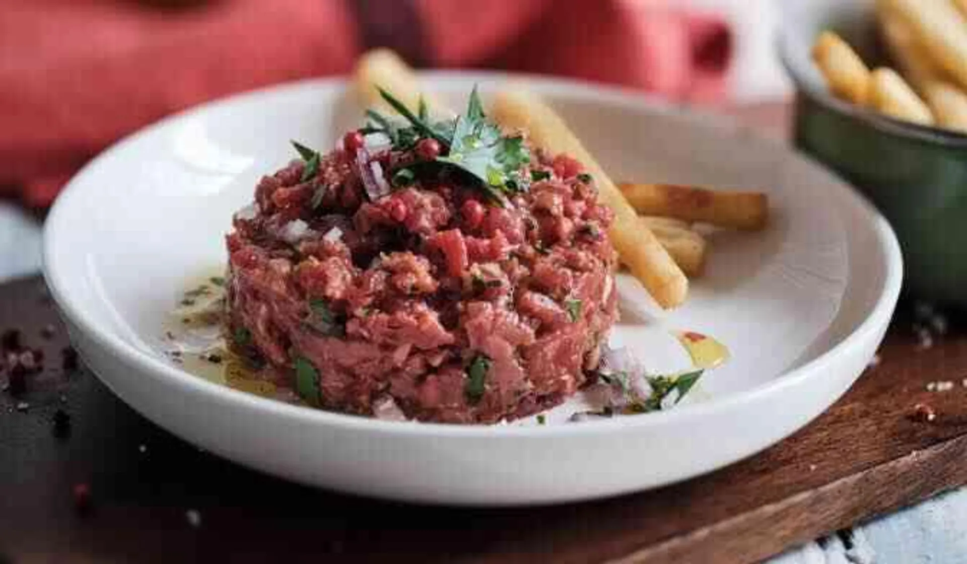 Tartare charolais et sa sauce