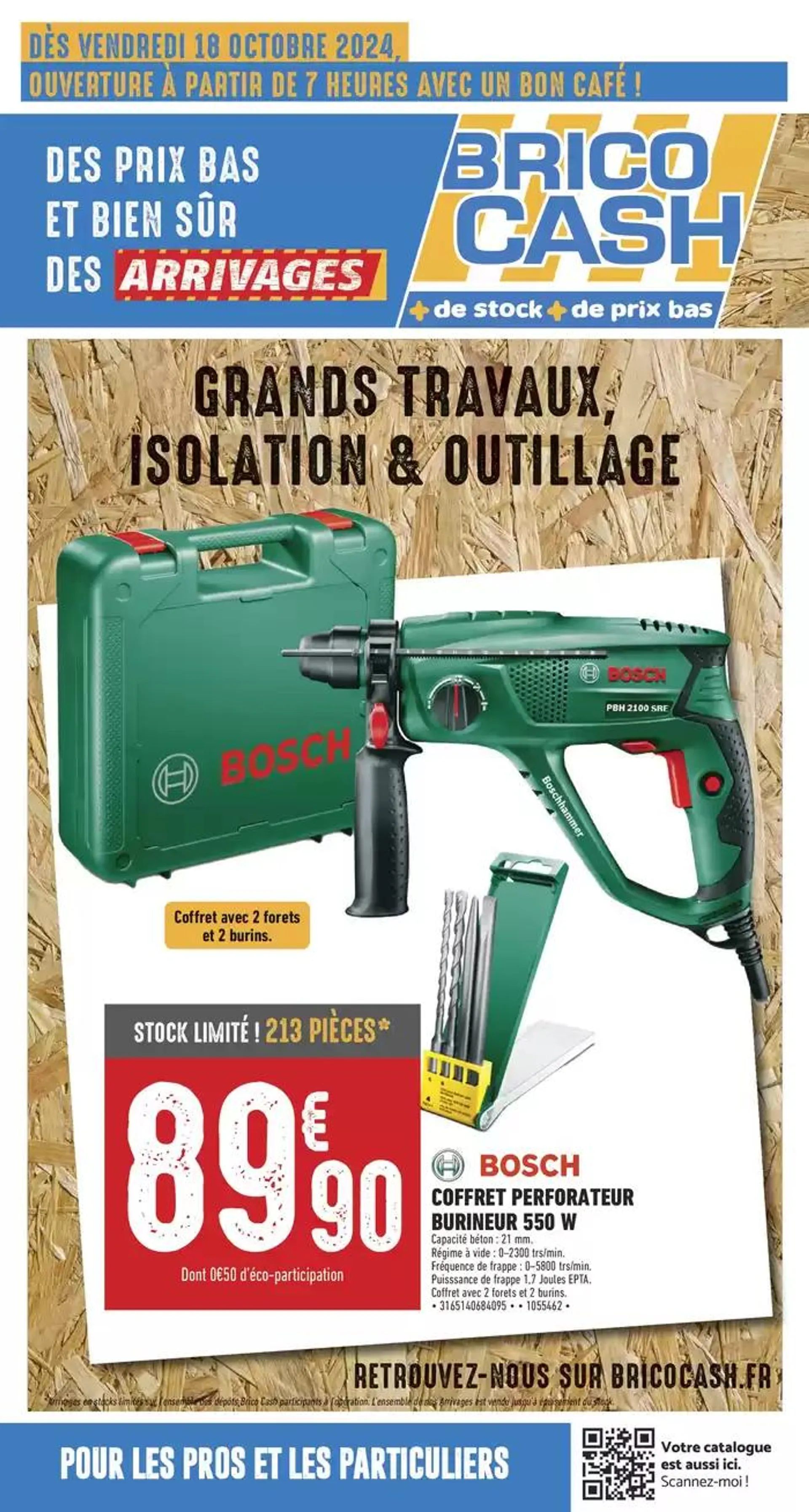 Grands travaux isolation & outillage du 21 octobre au 7 novembre 2024 - Catalogue page 1