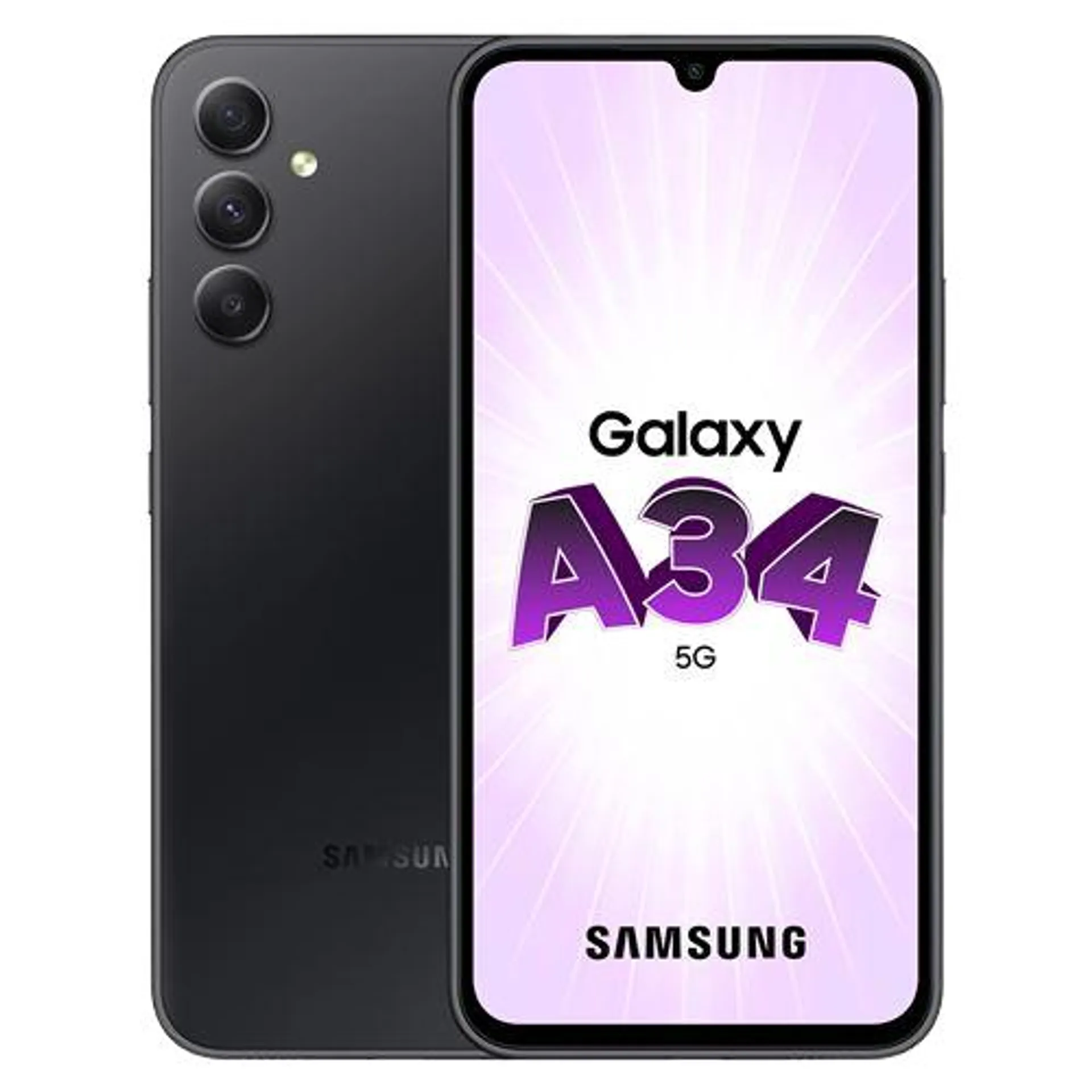 Samsung Galaxy A34 - 5G Nano SIM 128Go ( Noir )