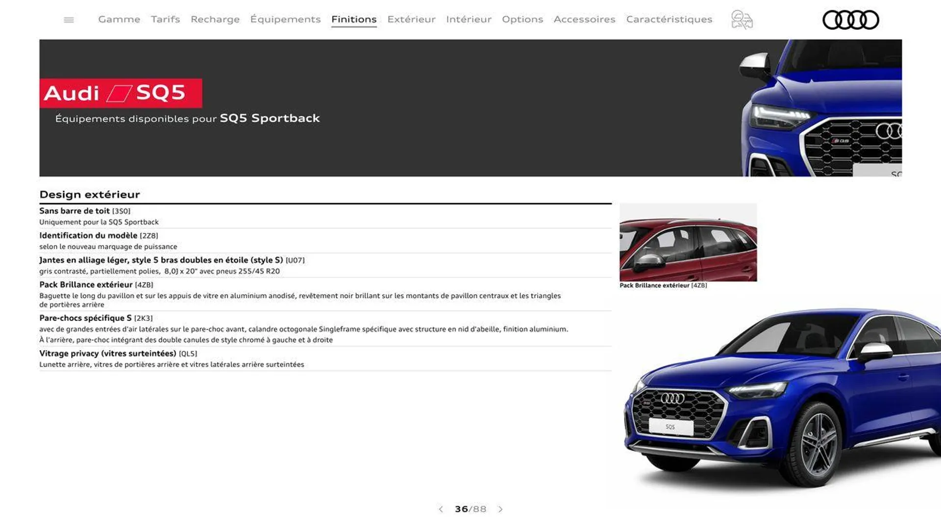 Audi Q5 du 20 août au 31 décembre 2024 - Catalogue page 36