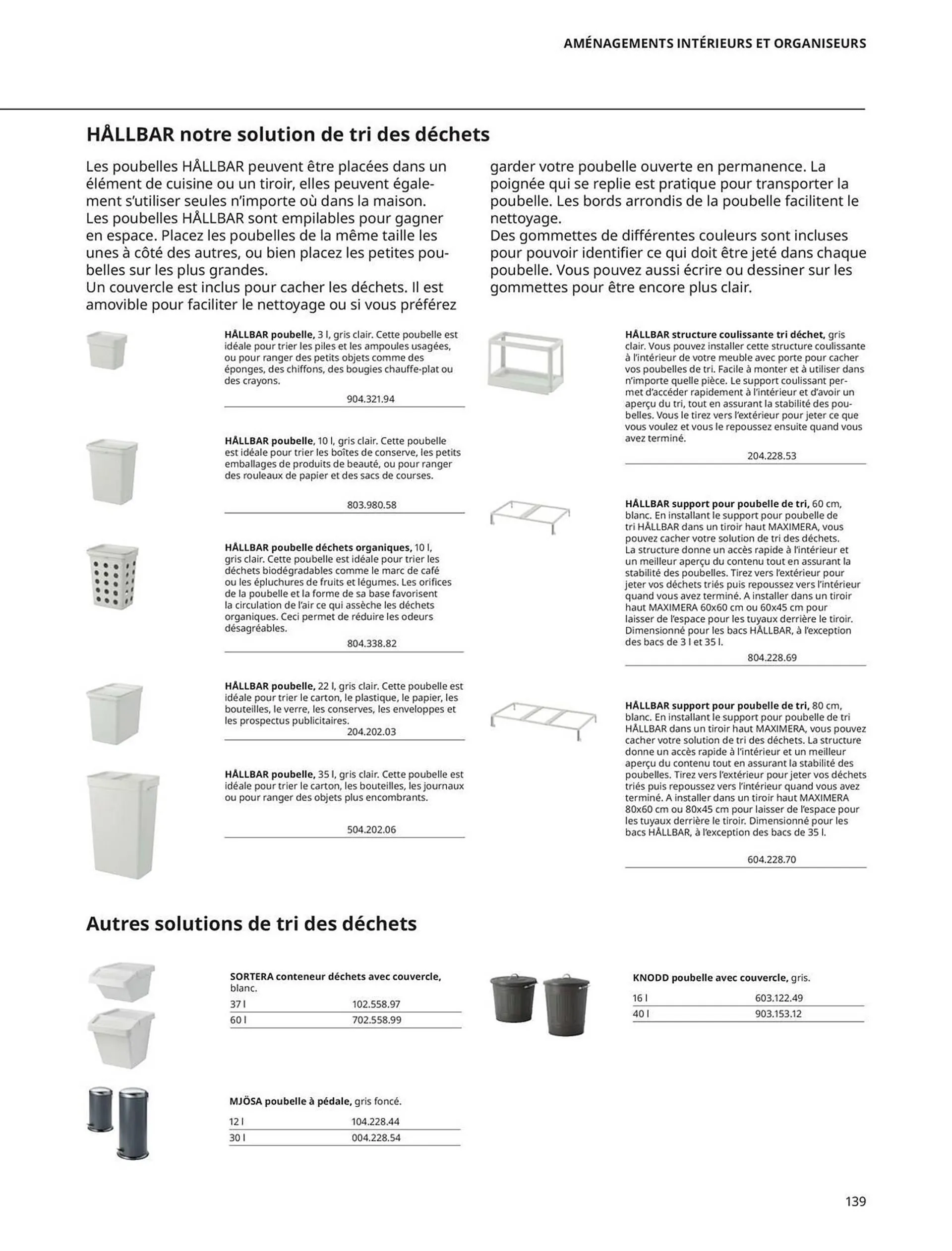 Catalogue IKEA du 10 juillet au 31 décembre 2024 - Catalogue page 139