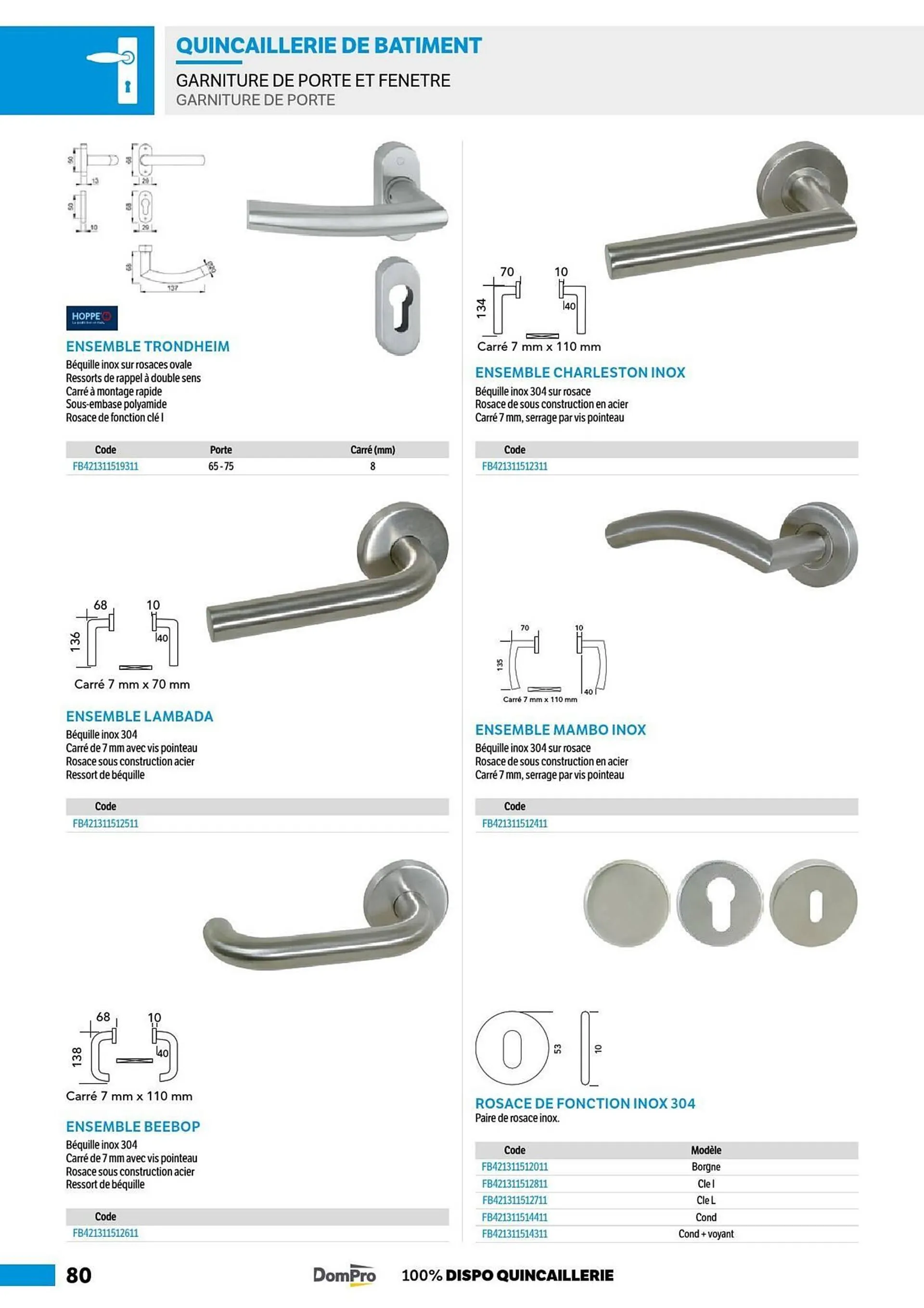 Catalogue DomPro du 8 juillet au 4 janvier 2025 - Catalogue page 80