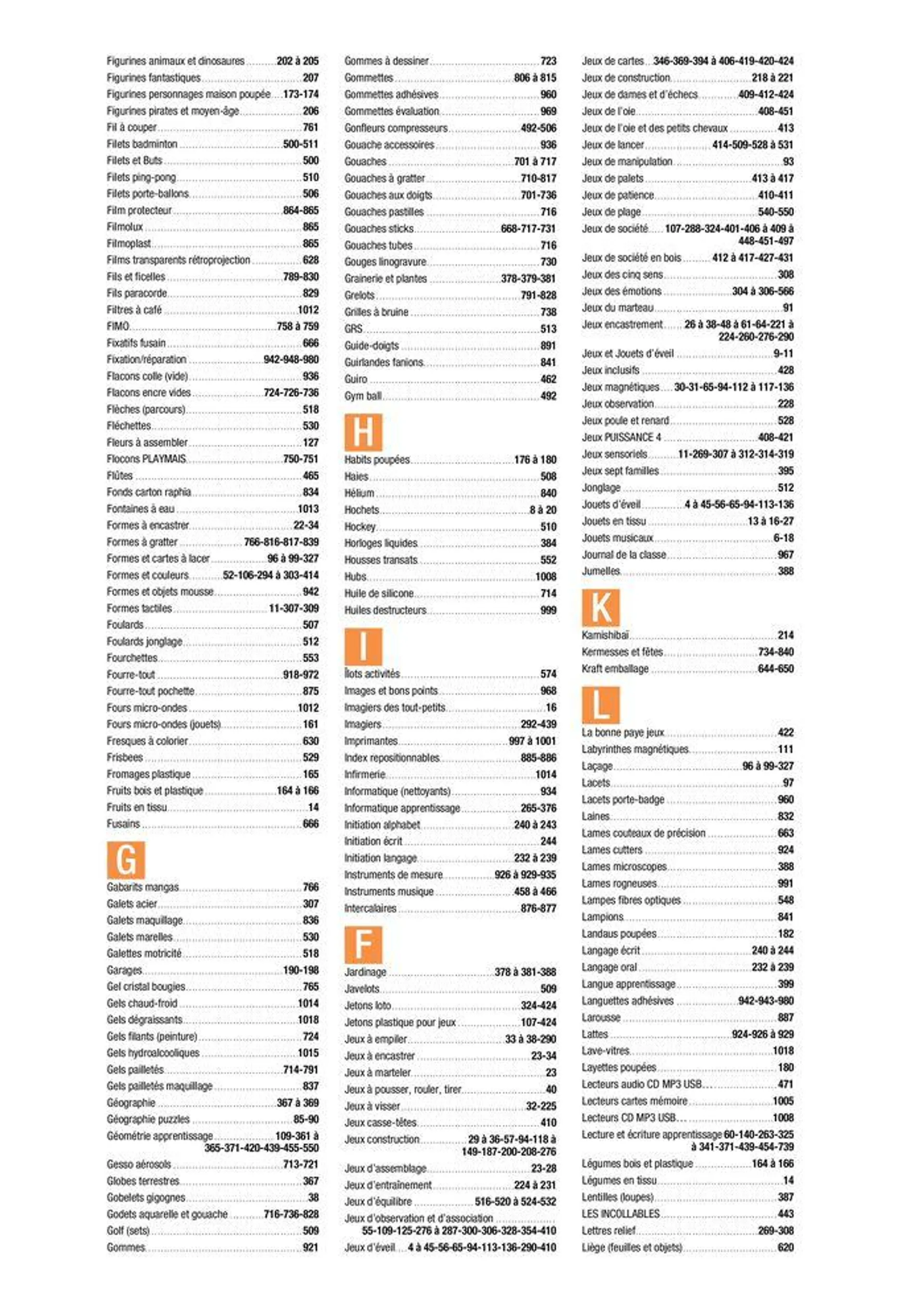 Education & Loisirs 2024 du 4 mars au 31 décembre 2024 - Catalogue page 20