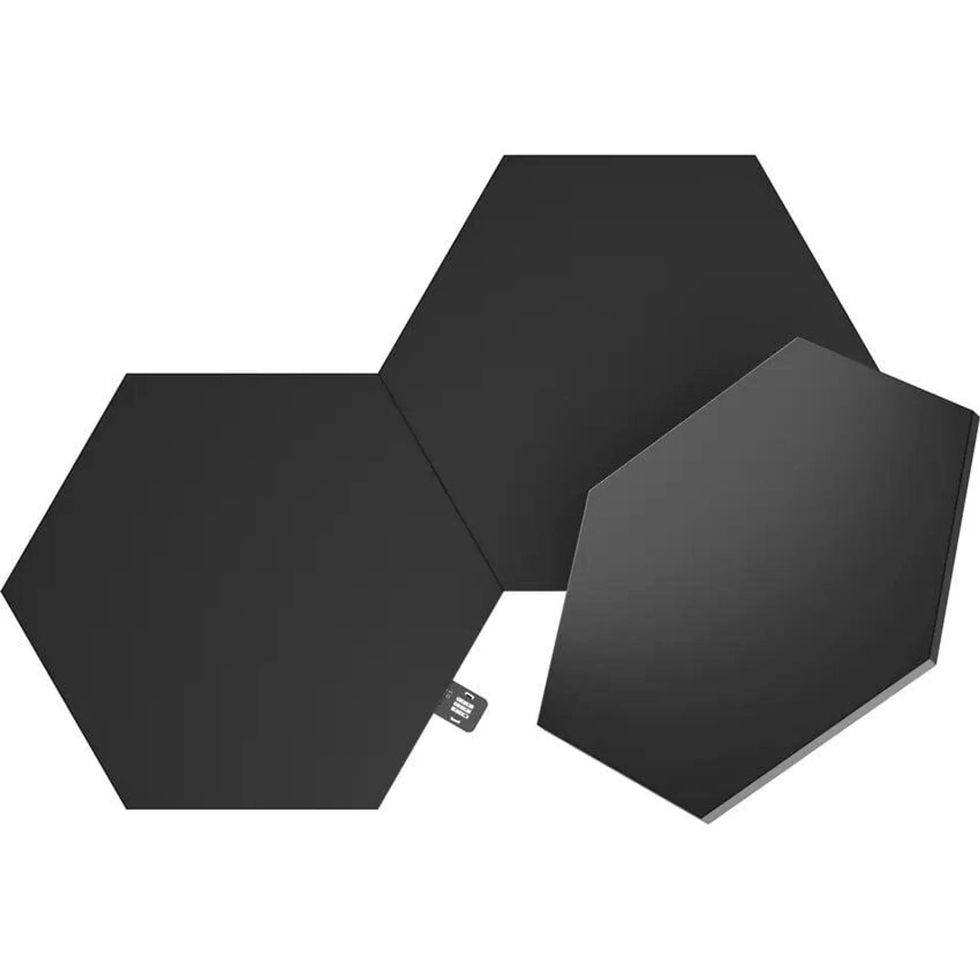 Nanoleaf Shapes Black Hexagons Pack Expansion - 3 pièces