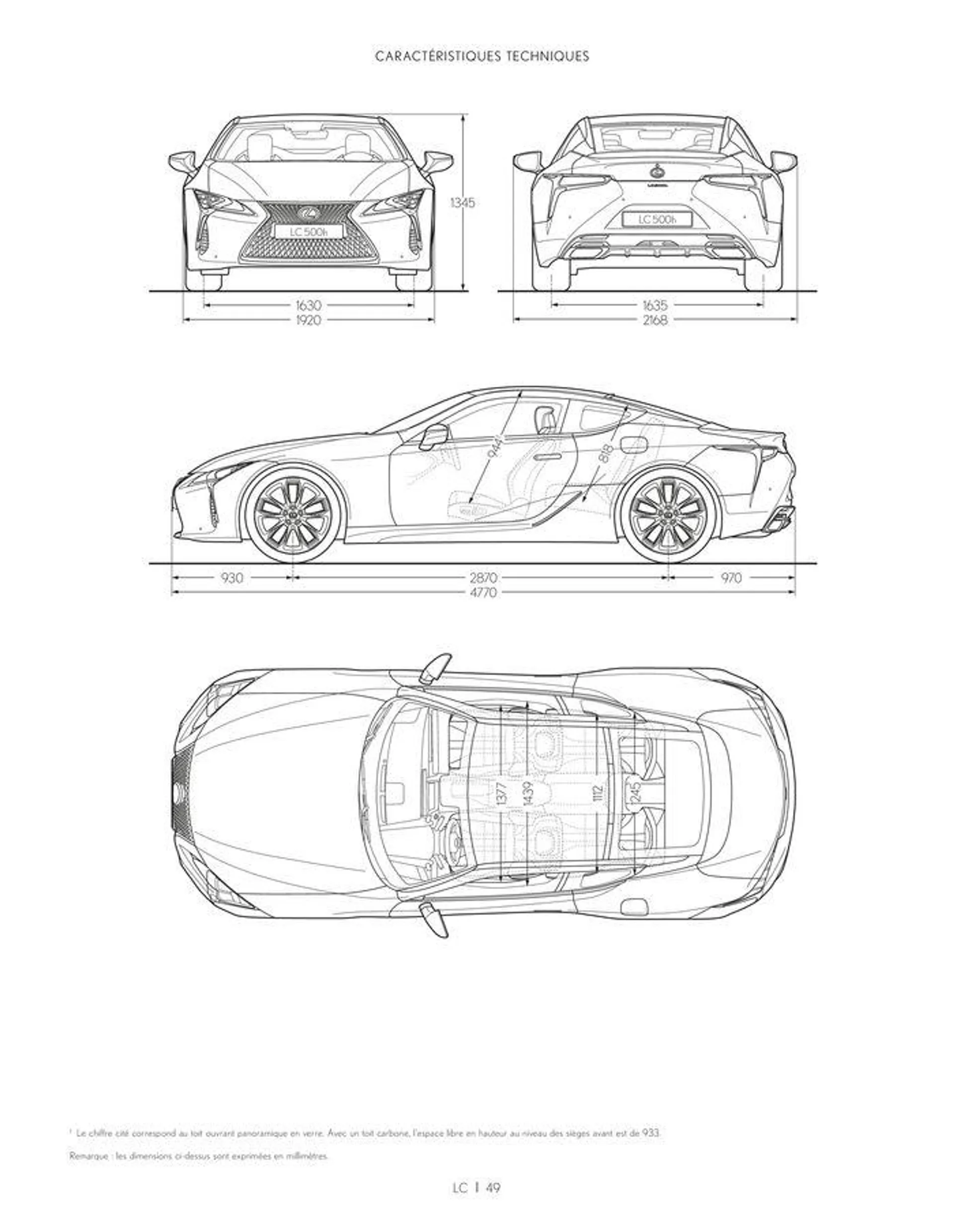 Lexus LC LC 500h et LC 500 du 24 juin au 28 février 2025 - Catalogue page 49